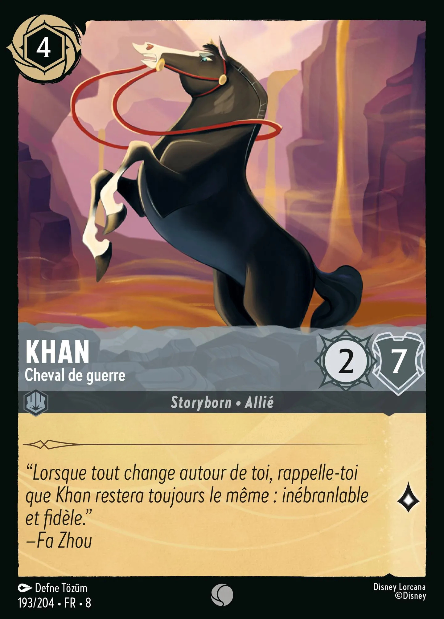 Khan - Cheval de guerre — The Reign of Jafar — Lorcana
