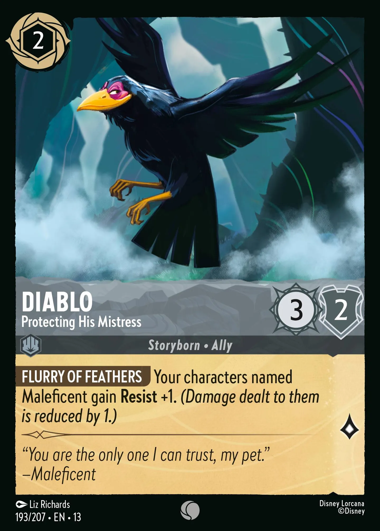 Diablo - Protège sa maîtresse — Attack of the Vine! — Lorcana