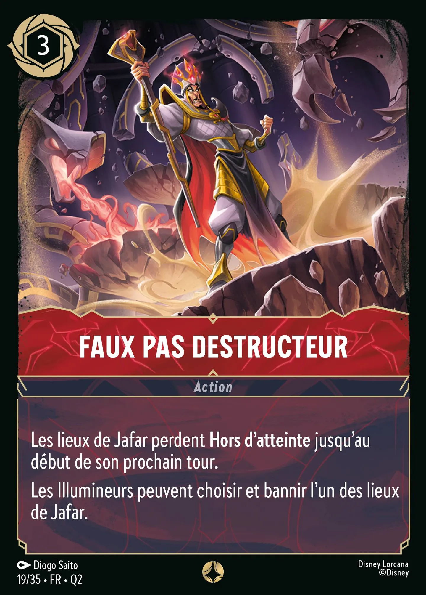 Faux pas destructeur — Illumineer's Quest: Palace Heist — Lorcana