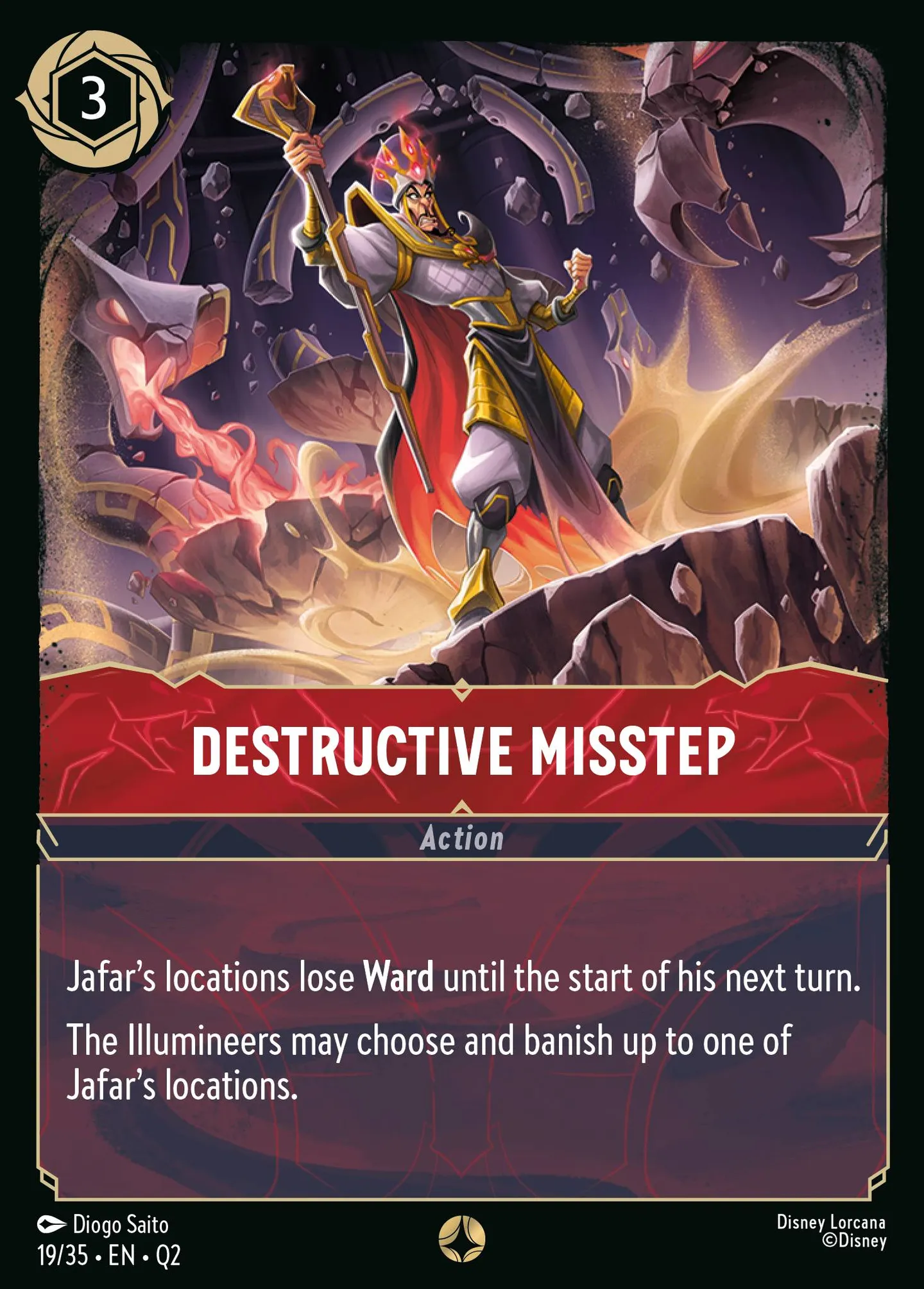 Destructive Misstep — Illumineer's Quest: Palace Heist — Lorcana
