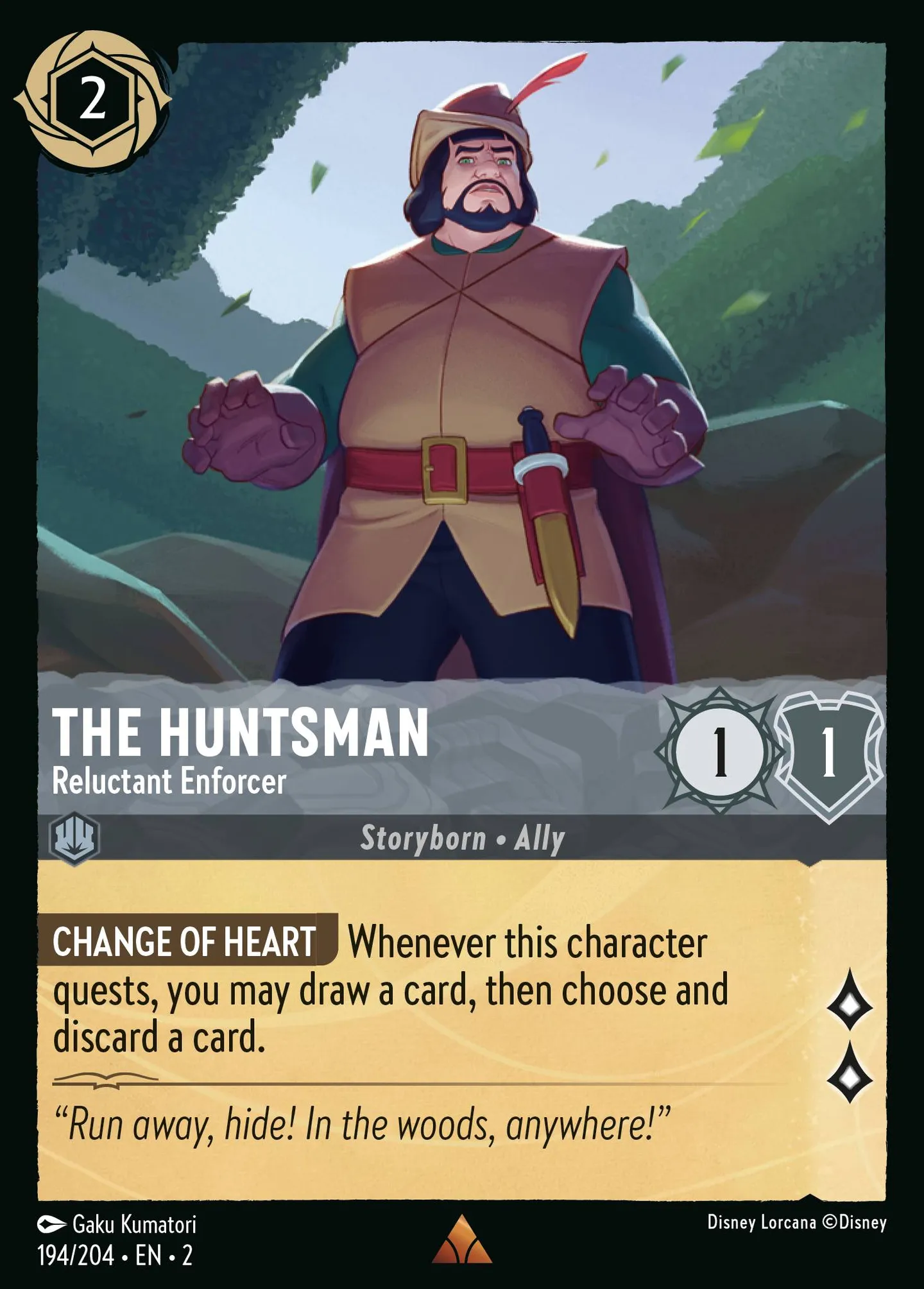 The Huntsman - Reluctant Enforcer — Rise of the Floodborn — Lorcana