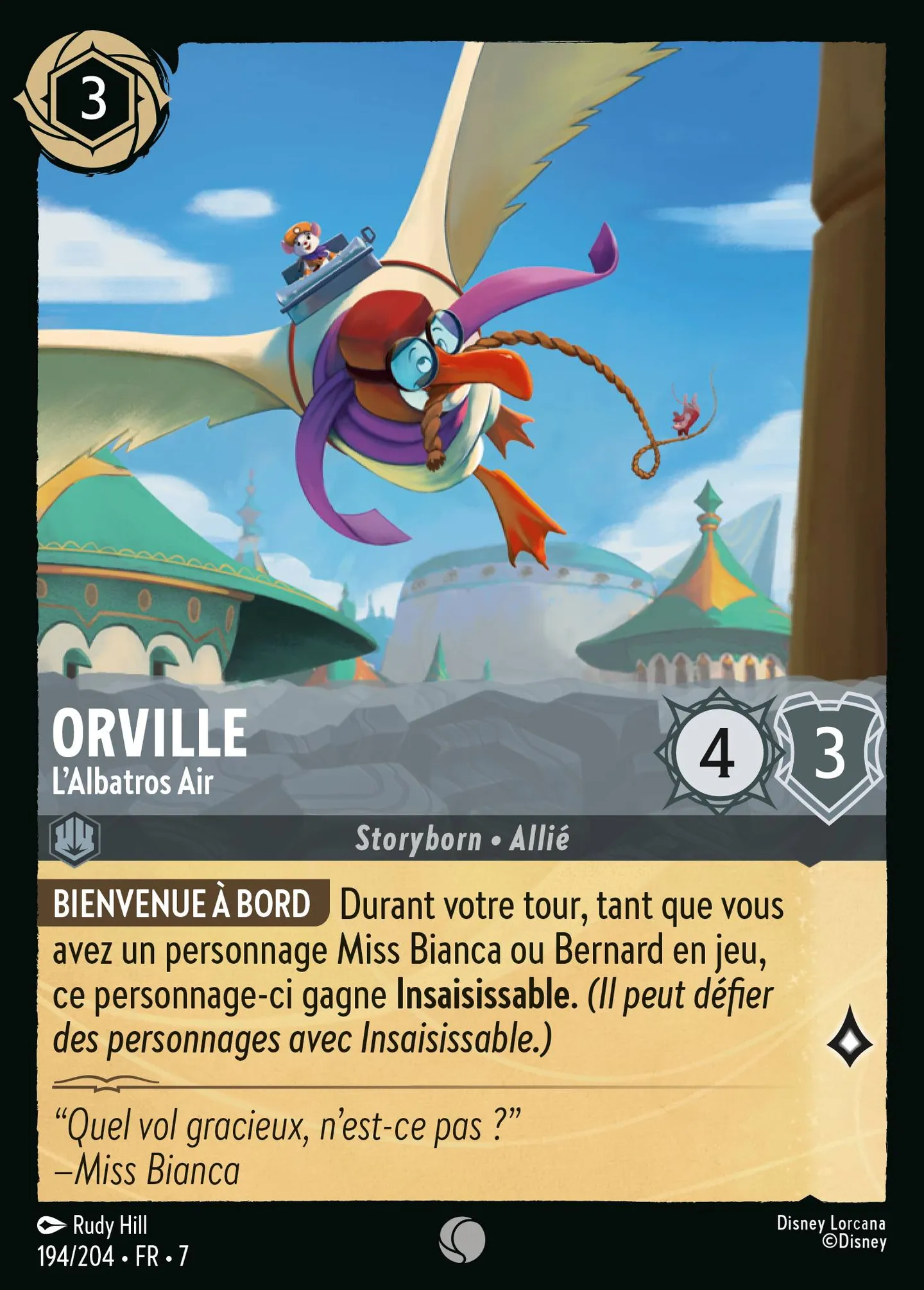 Orville - L'Albatros Air — Archazia's Island — Lorcana