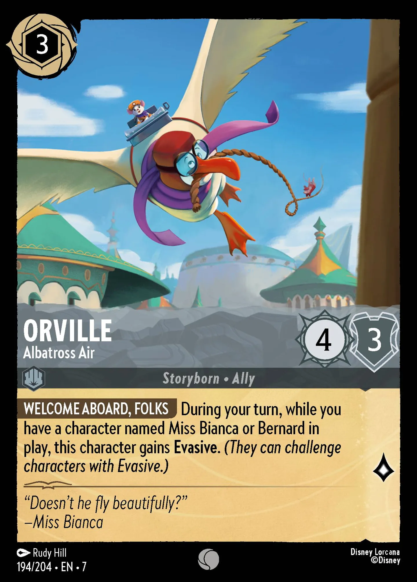 Orville - L'Albatros Air — Archazia's Island — Lorcana