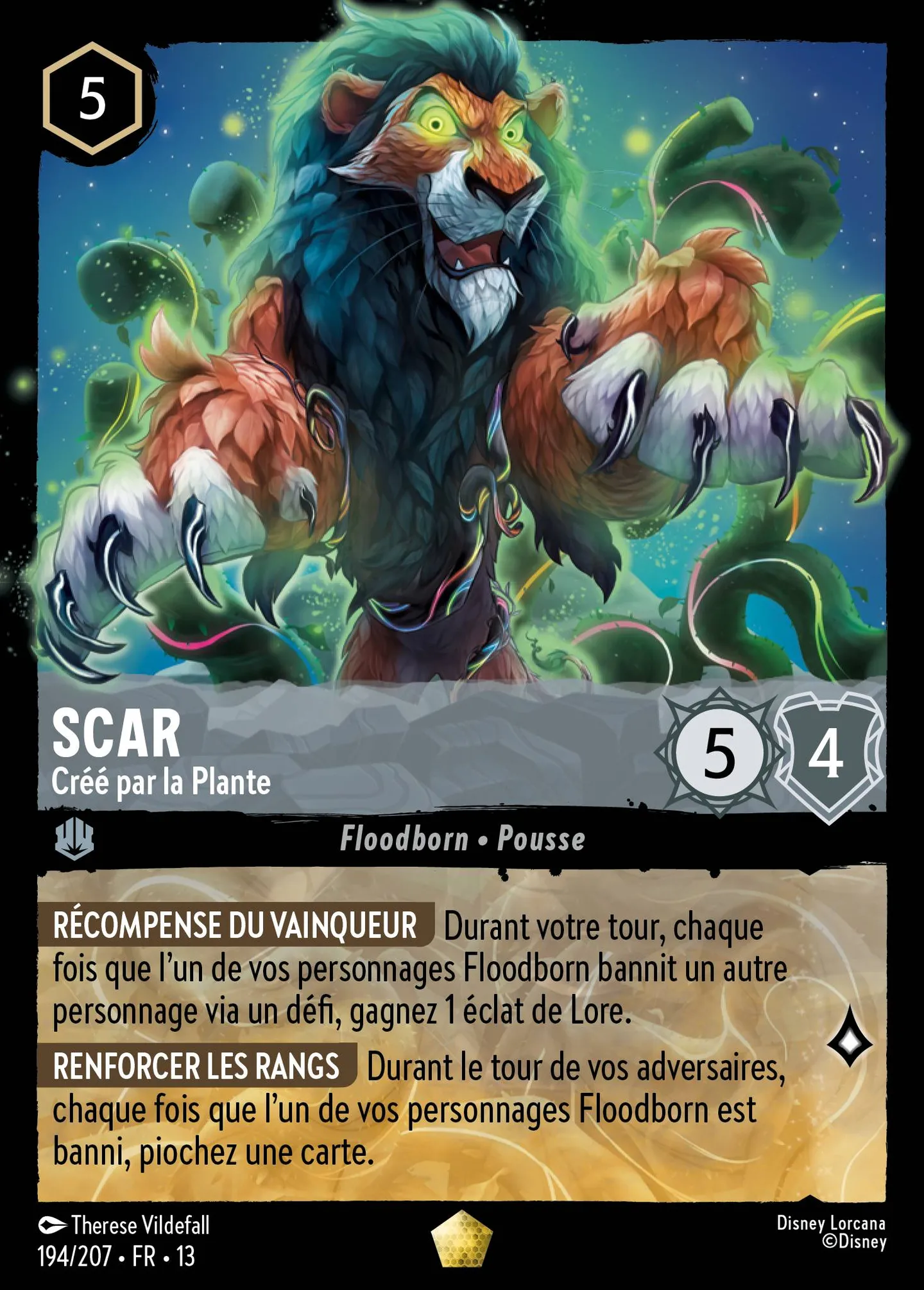 Scar - Créé par la Plante — Attack of the Vine! — Lorcana