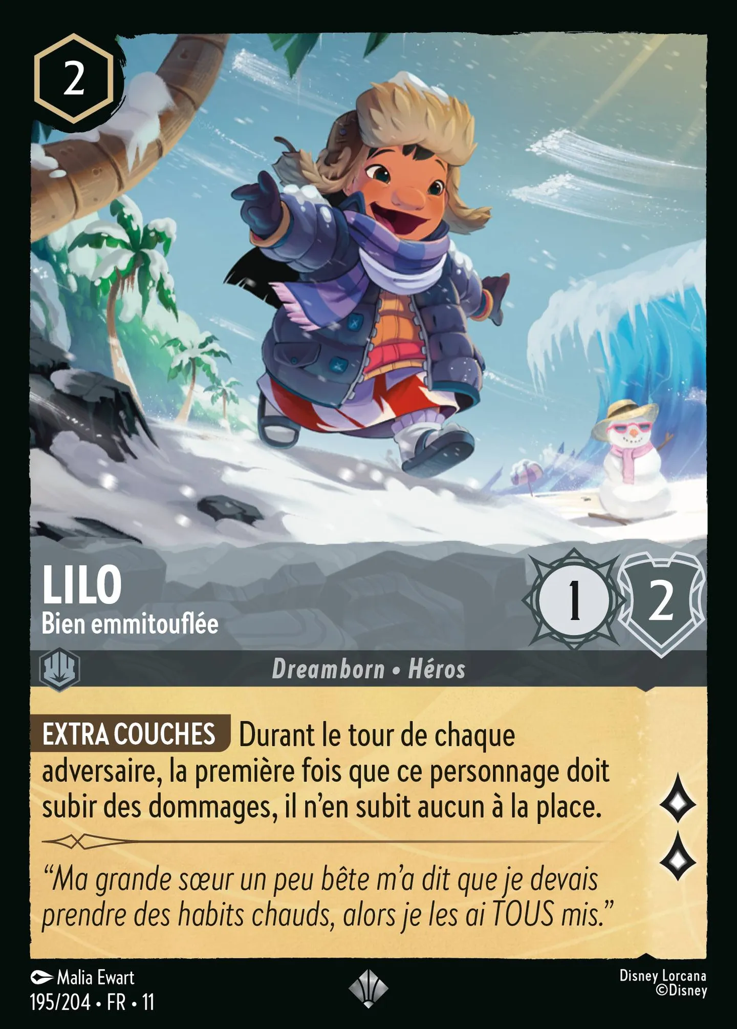 Lilo - Bien emmitouflée — Winterspell — Lorcana
