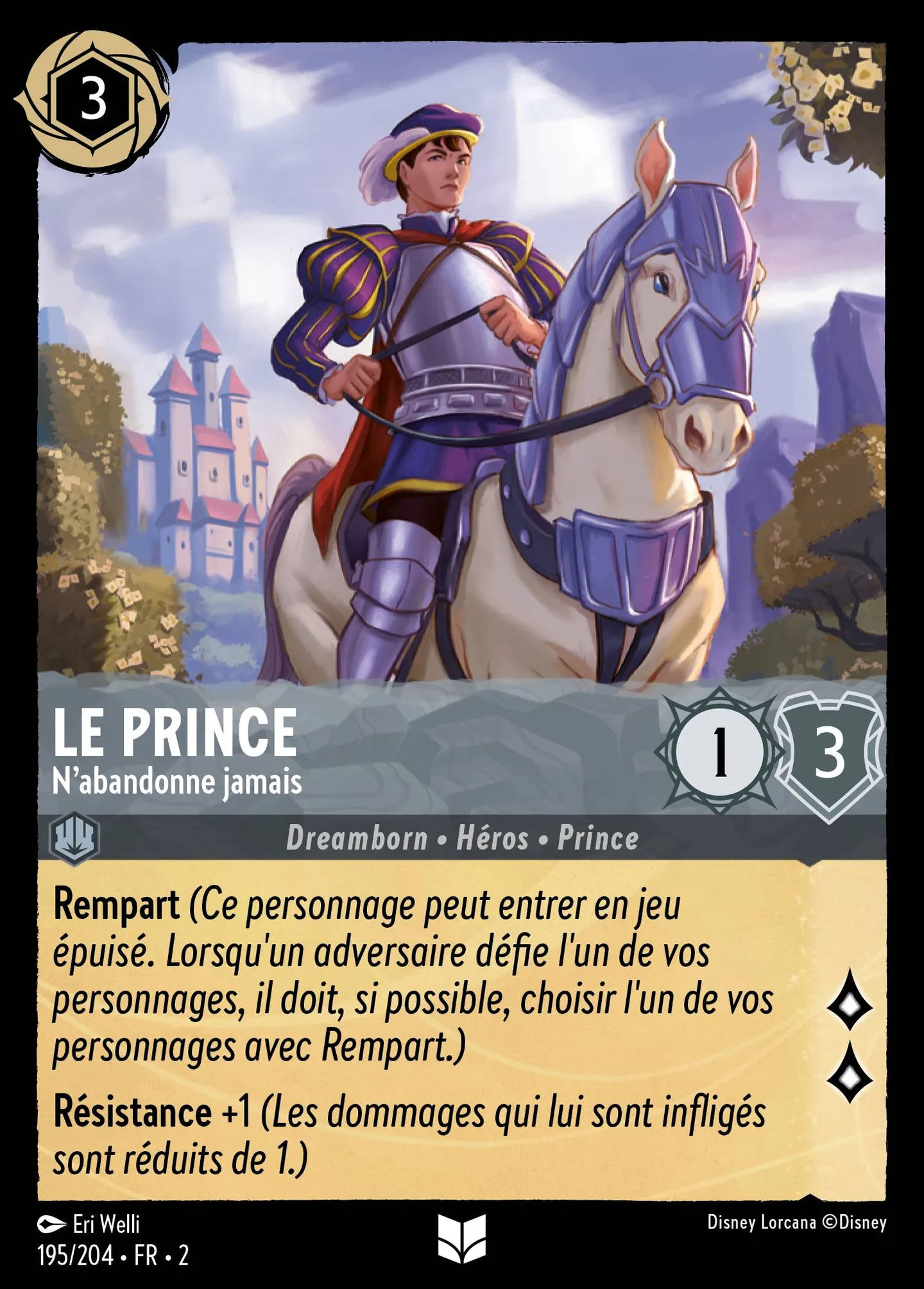 Le Prince - N'abandonne jamais — Rise of the Floodborn — Lorcana