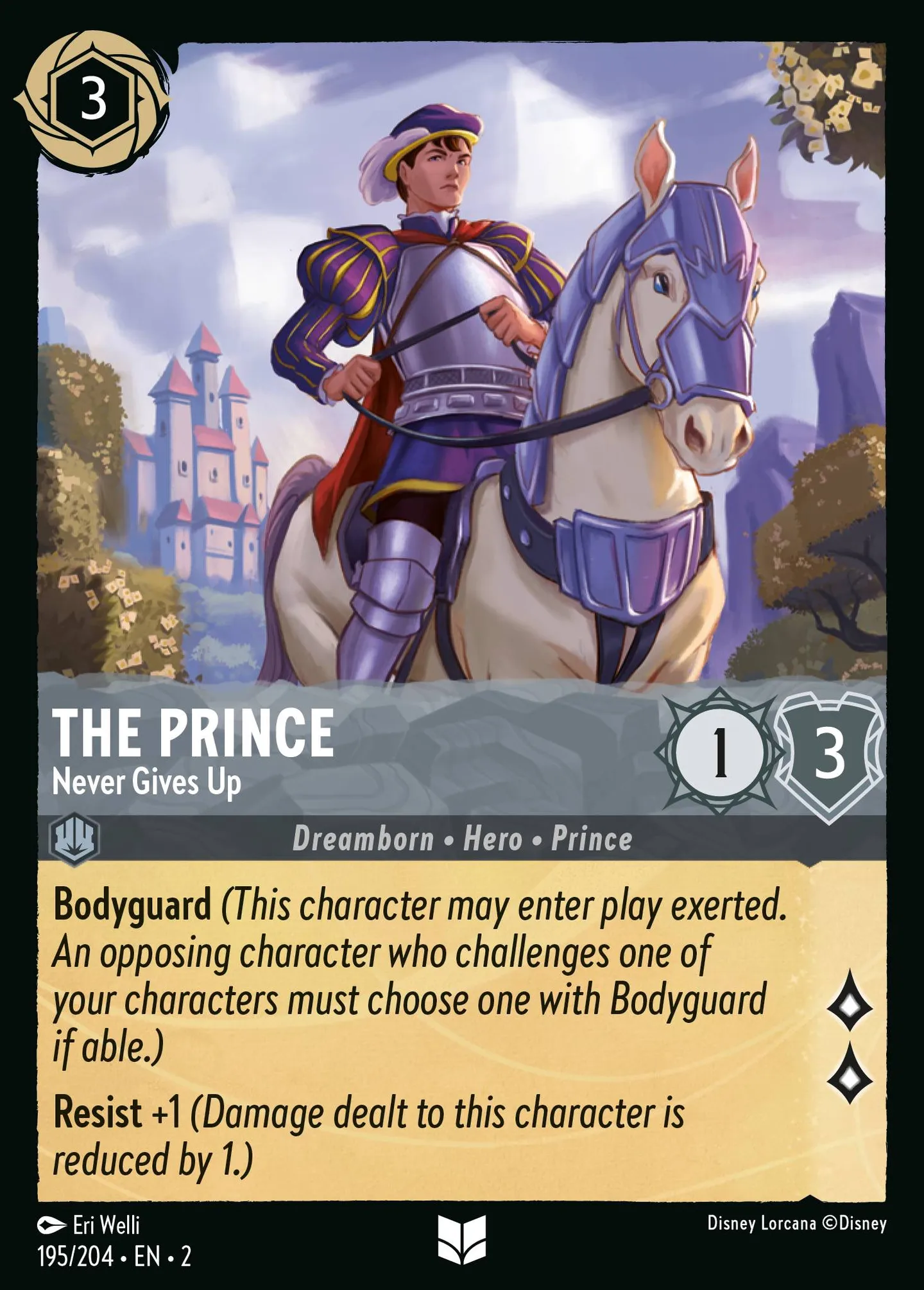 The Prince - Never Gives Up — Rise of the Floodborn — Lorcana