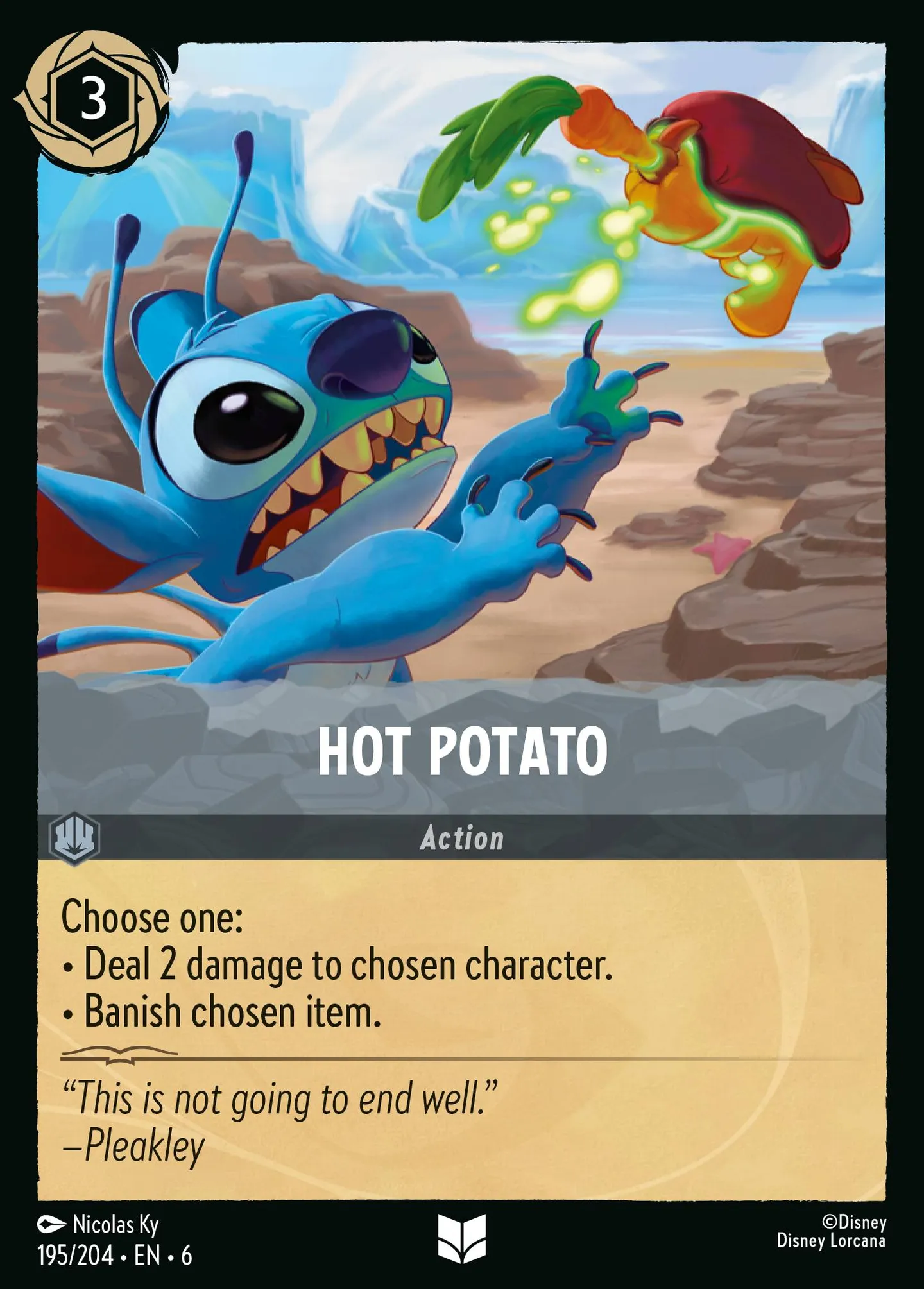 Patate chaude — Azurite Sea — Lorcana