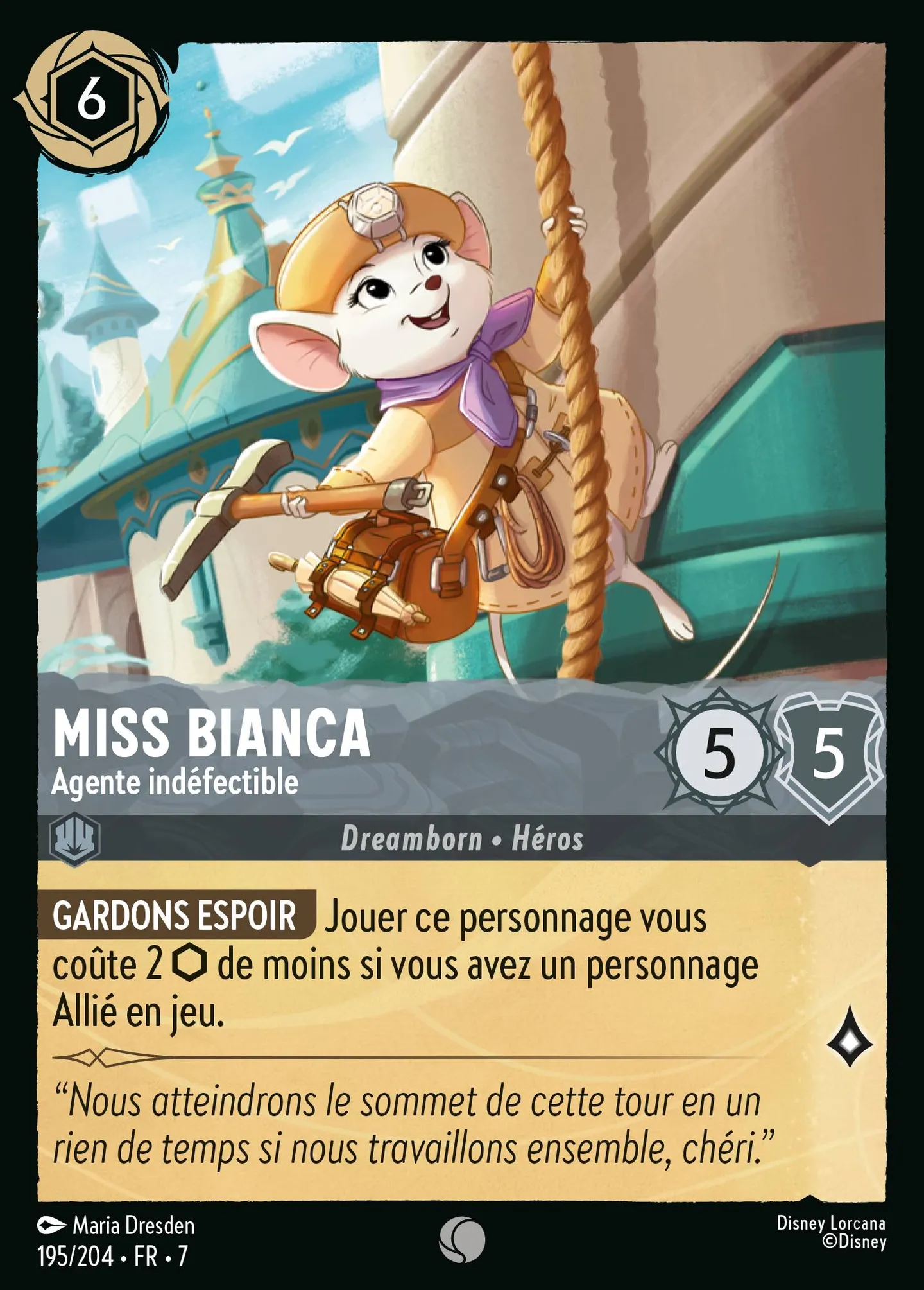 Miss Bianca - Agente indéfectible — Archazia's Island — Lorcana