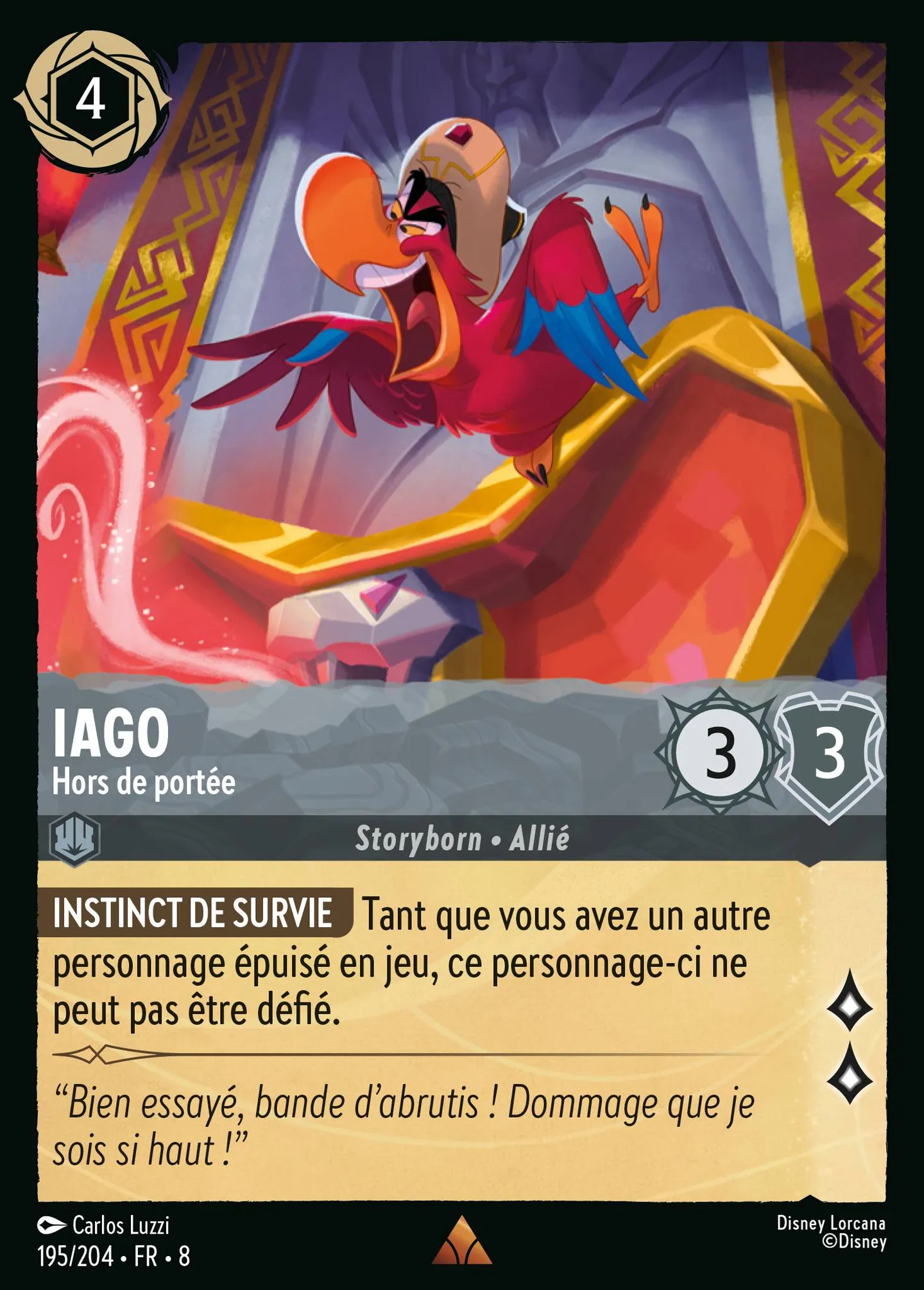 Iago - Hors de portée — The Reign of Jafar — Lorcana