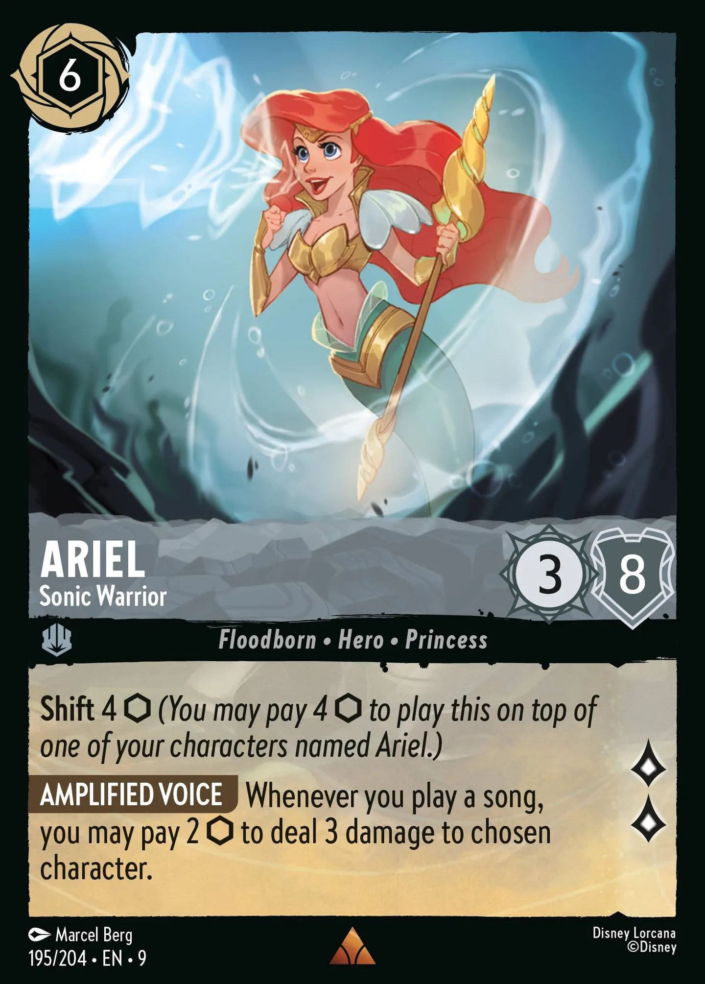 Ariel - Sonic Warrior — Fabled — Lorcana