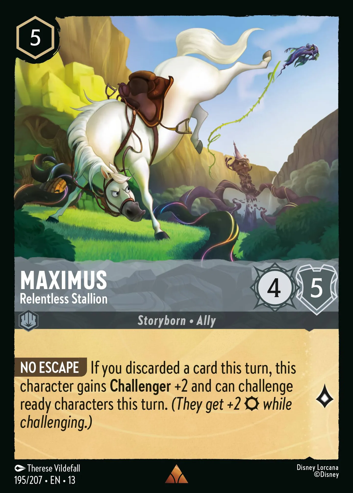 Maximus - Relentless Stallion — Attack of the Vine! — Lorcana