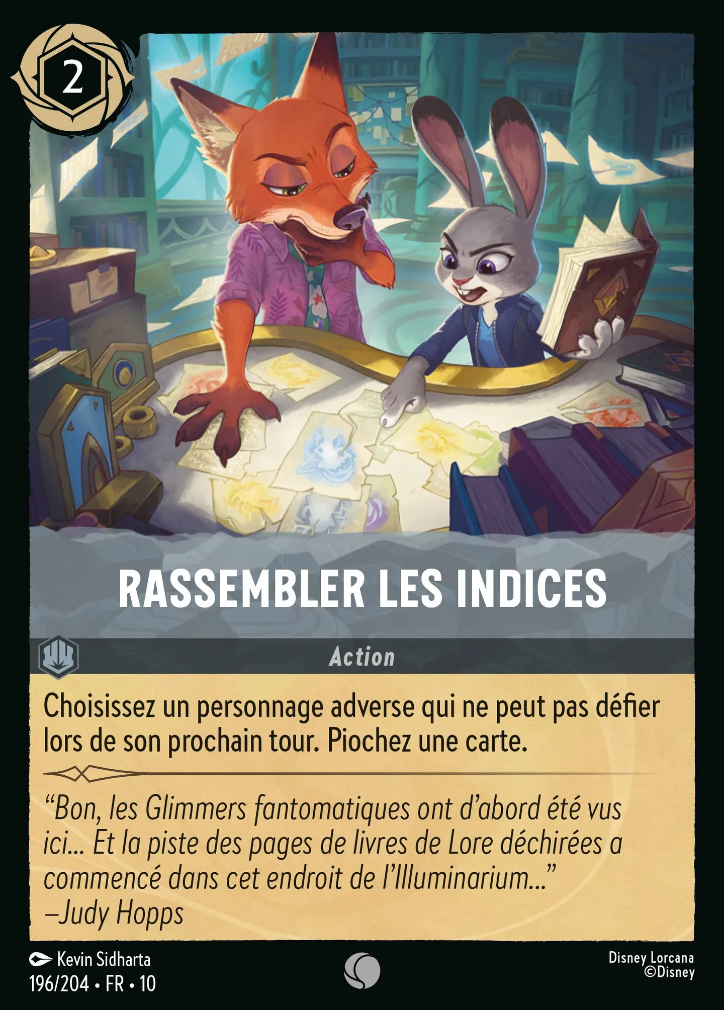 Rassembler les indices — Whispers in the Well — Lorcana