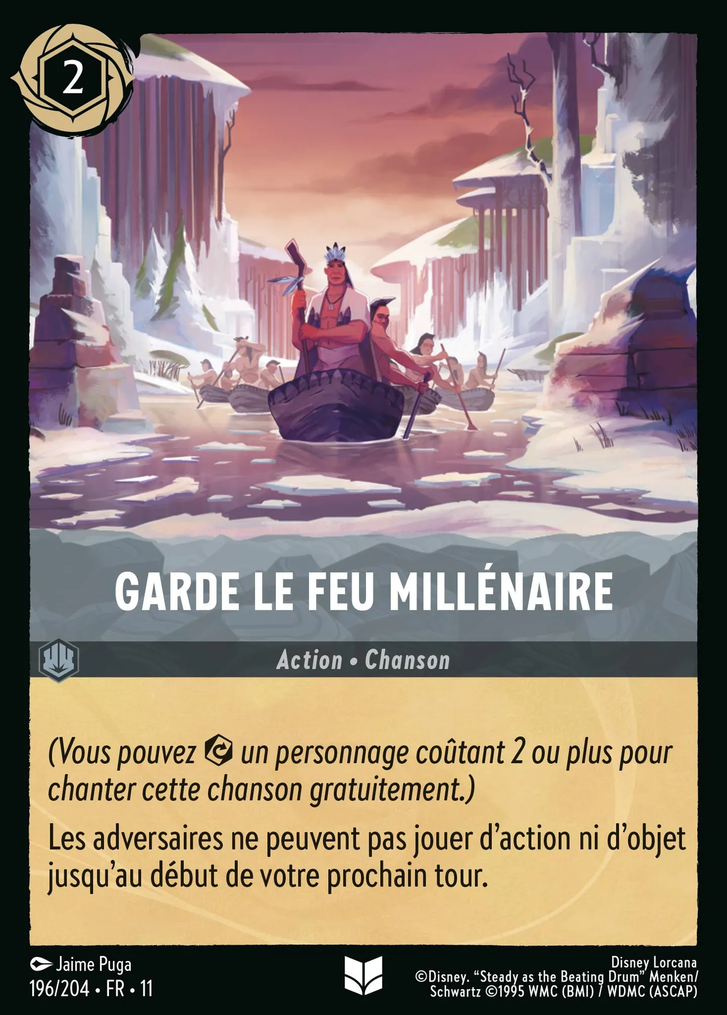 Garde le feu millénaire — Winterspell — Lorcana