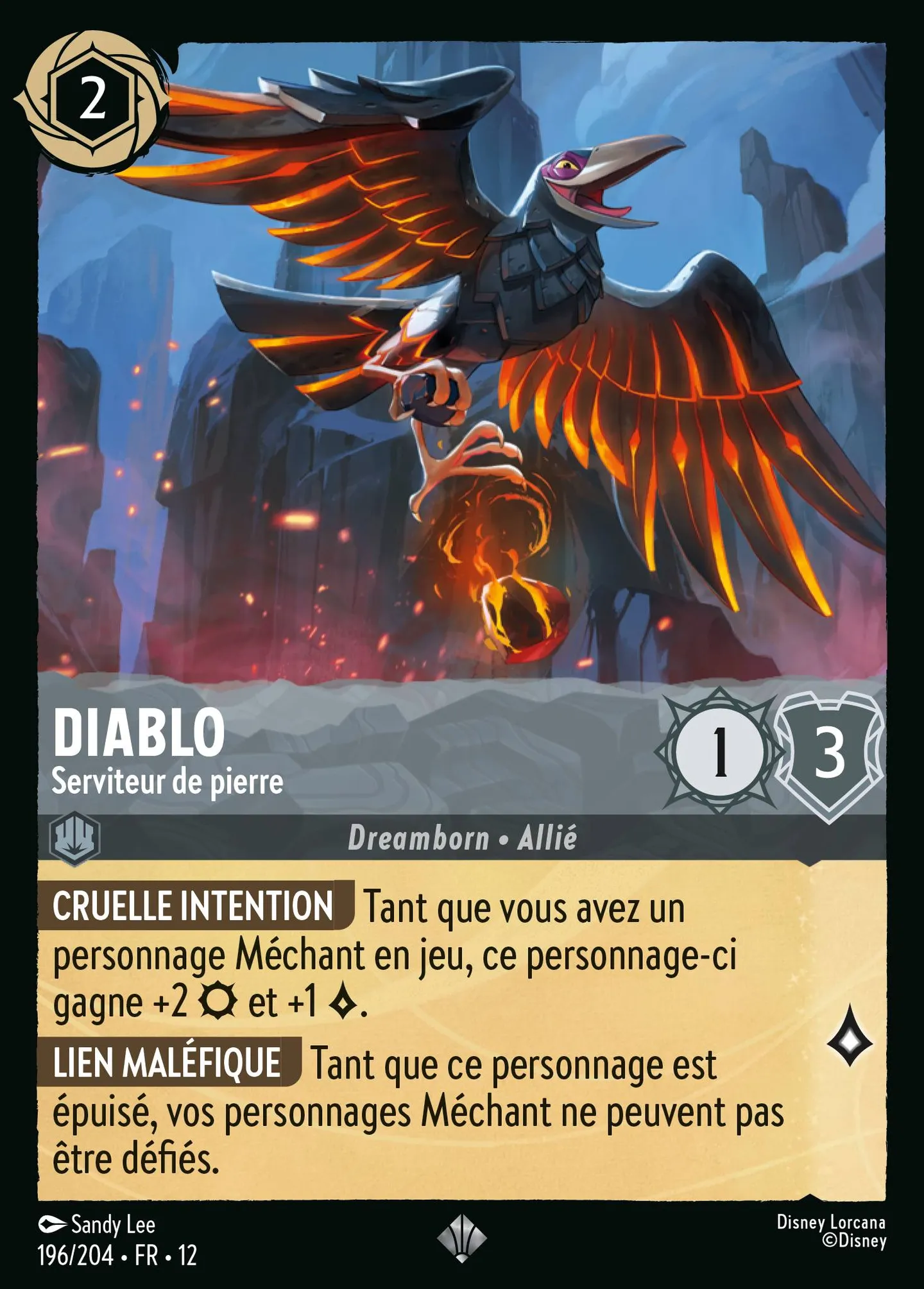 Diablo - Serviteur de pierre — Wilds Unknown — Lorcana