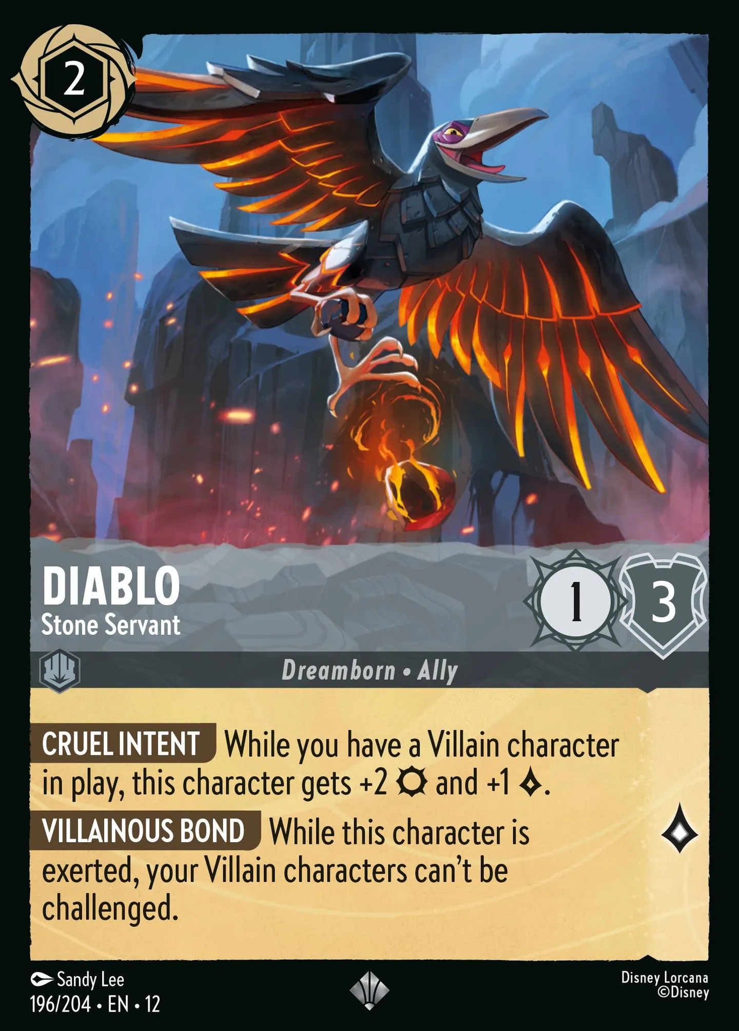 Diablo - Stone Servant — Wilds Unknown — Lorcana