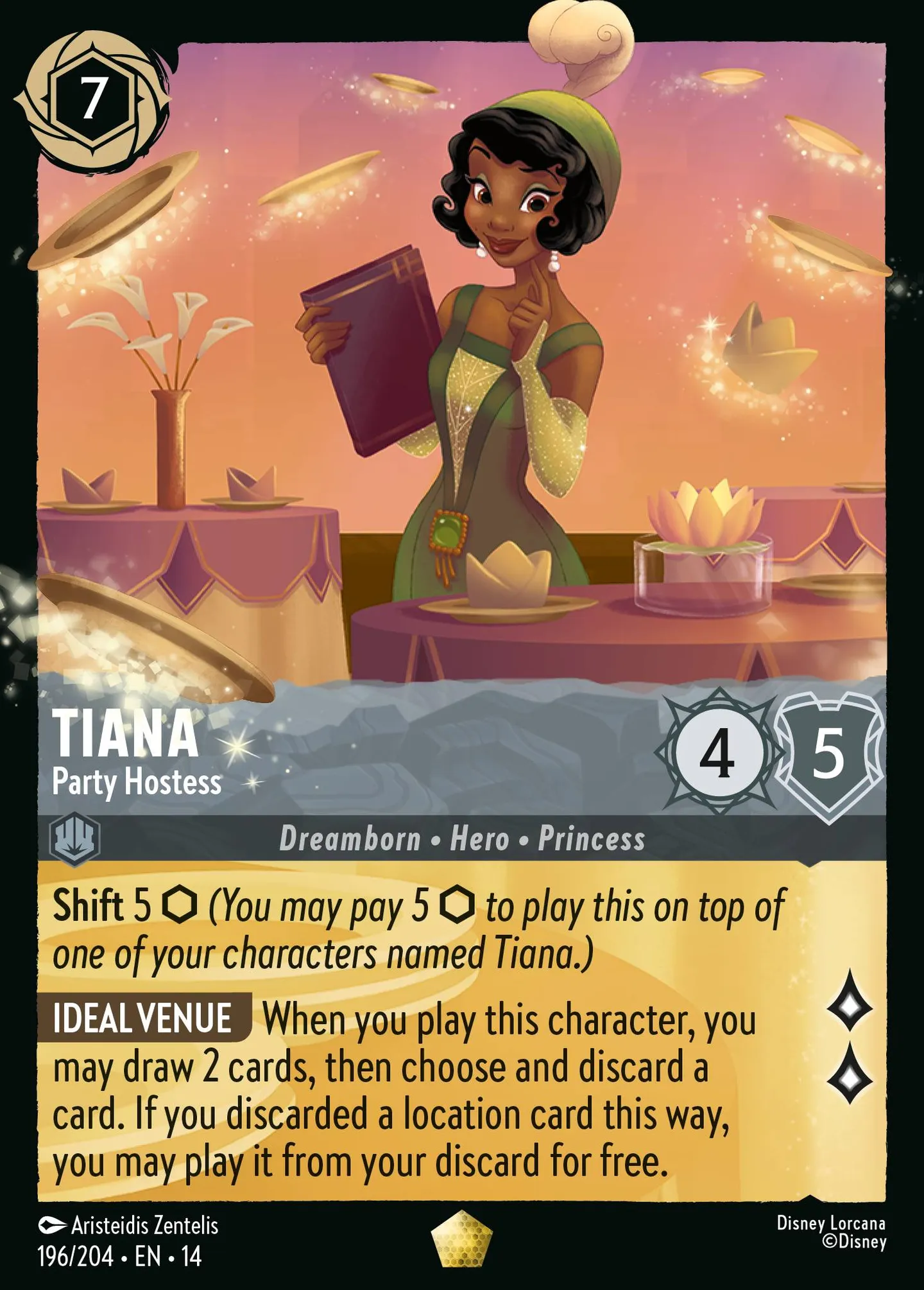 Tiana - Party Hostess — Hyperia City — Lorcana