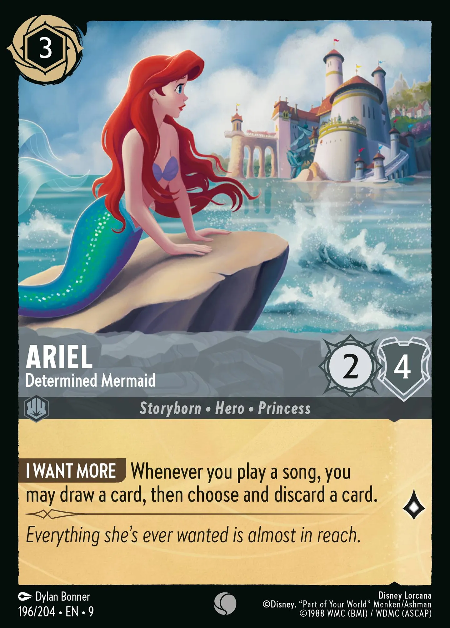 Ariel - Sirène déterminée — Fabled — Lorcana