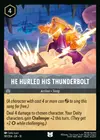Product image for He Hurled His Thunderbolt