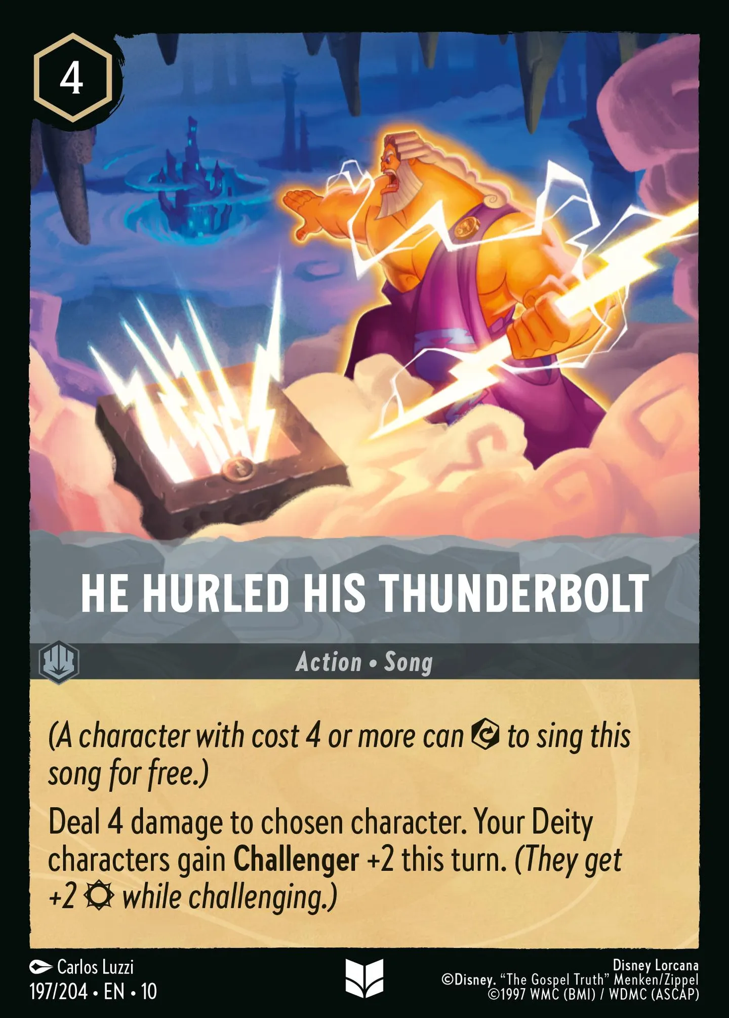He Hurled His Thunderbolt — Whispers in the Well — Lorcana