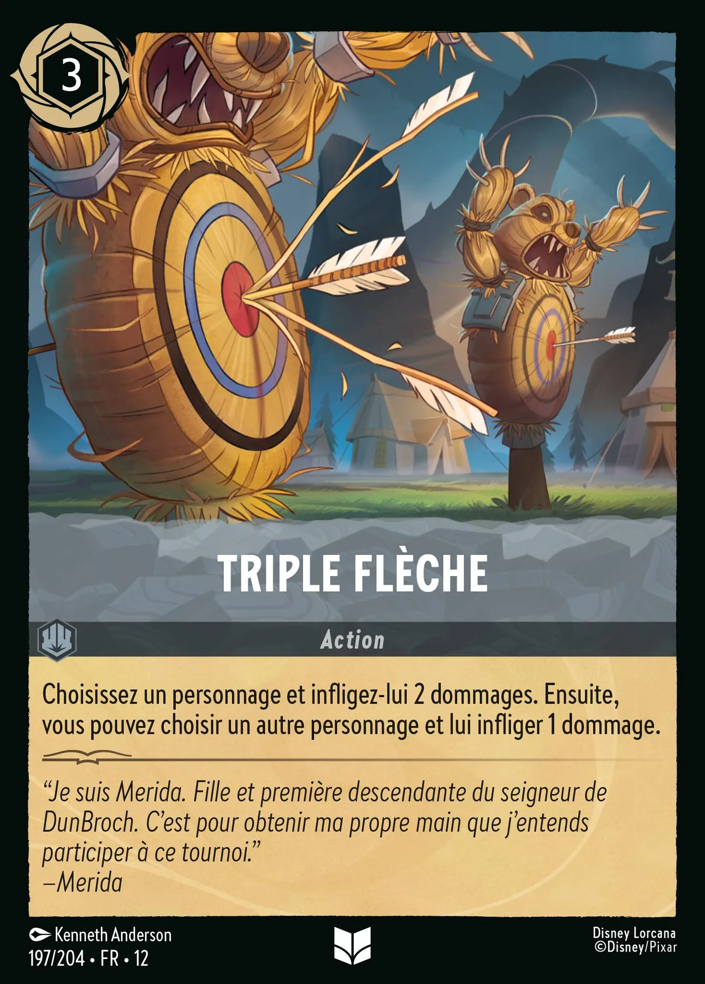 Triple flèche — Wilds Unknown — Lorcana
