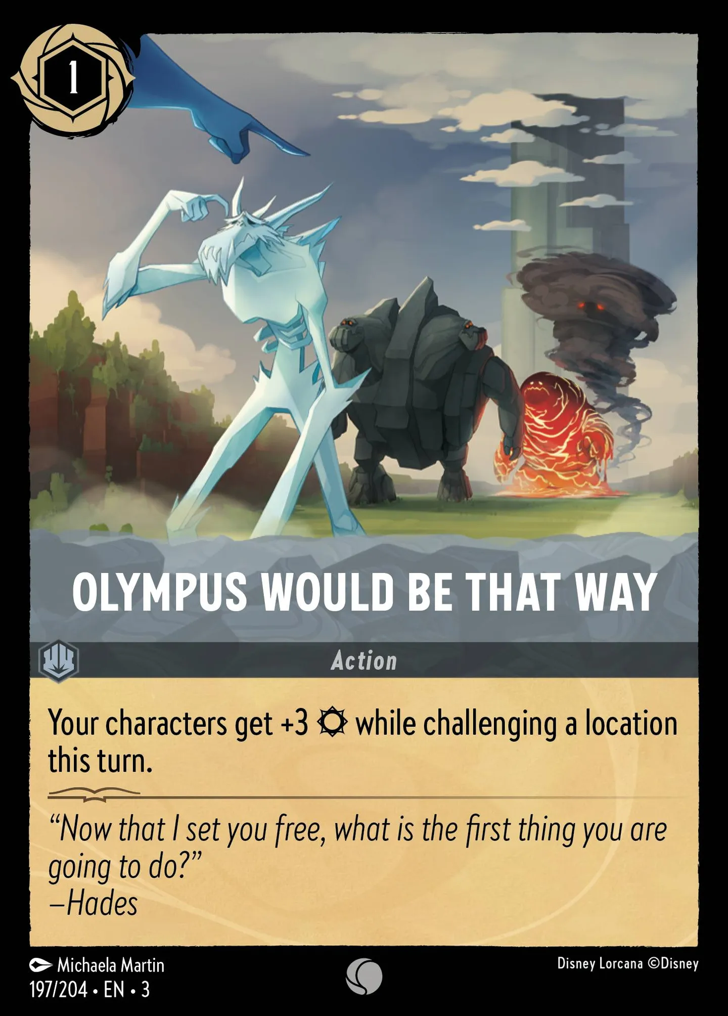 Olympus Would Be That Way — Into the Inklands — Lorcana