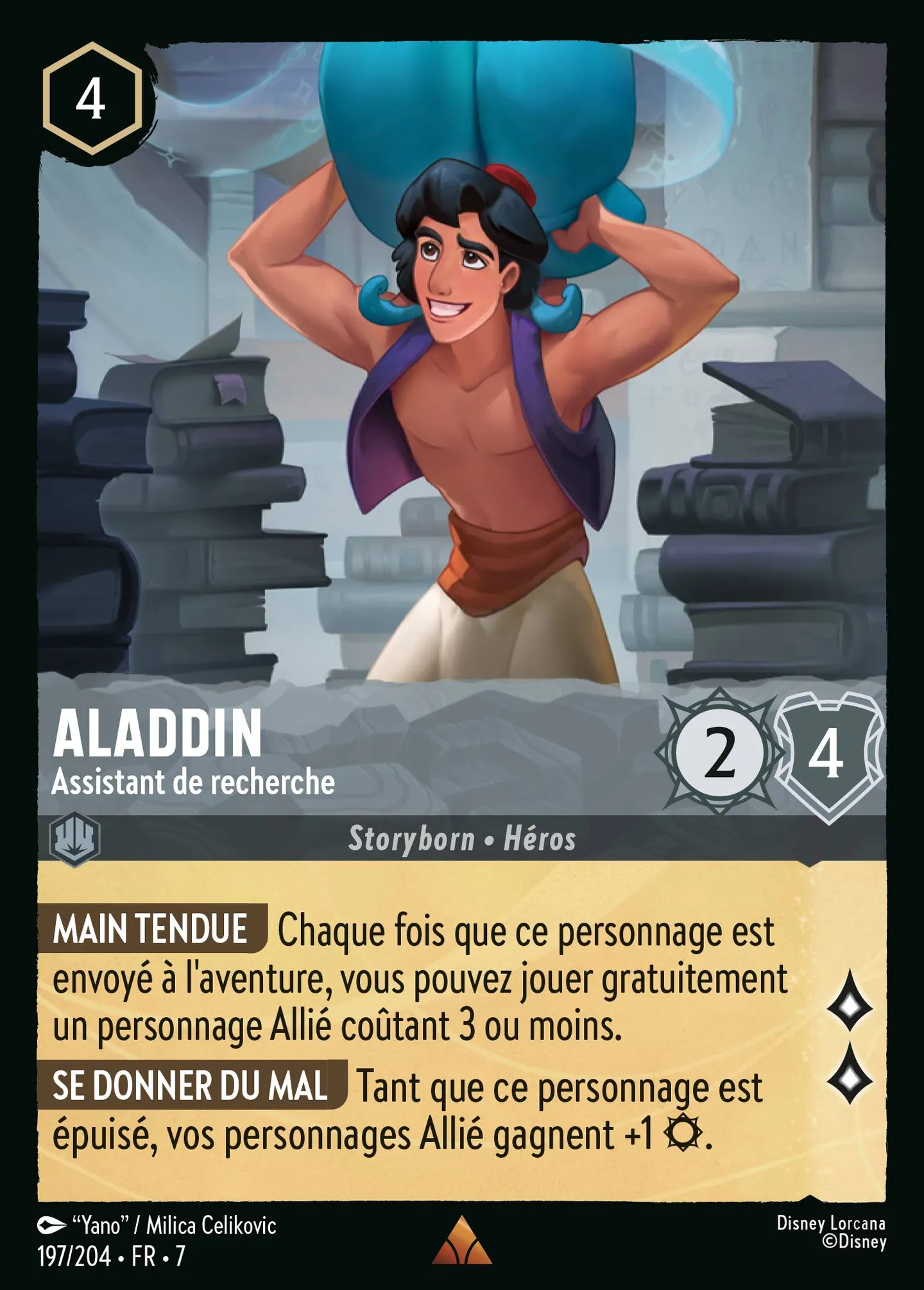 Aladdin - Assistant de recherche — Archazia's Island — Lorcana