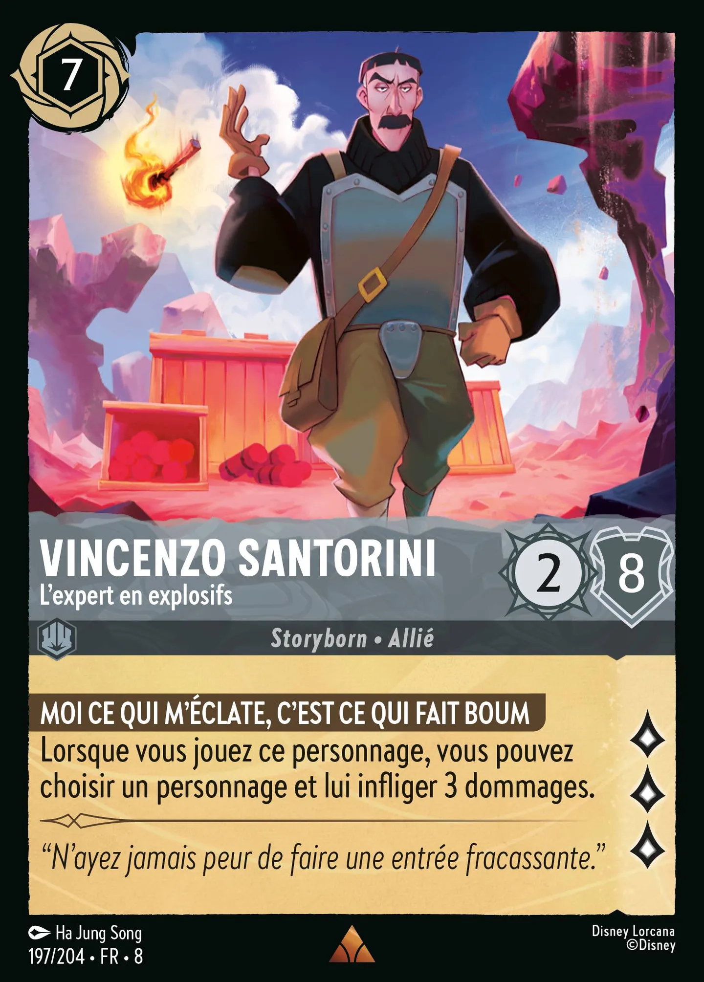 Vincenzo Santorini - L'expert en explosifs — The Reign of Jafar — Lorcana