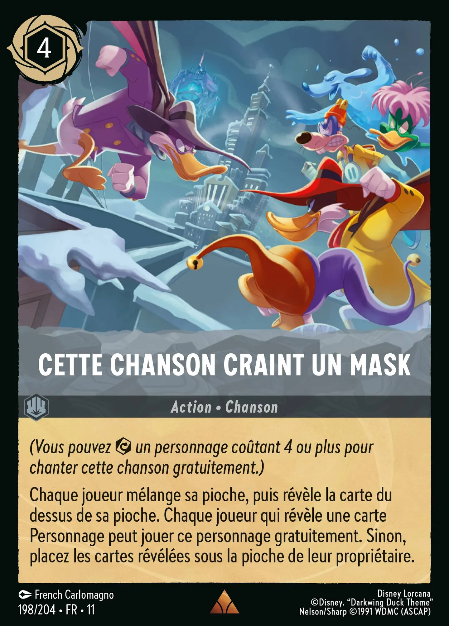 Cette chanson craint un mask — Winterspell — Lorcana