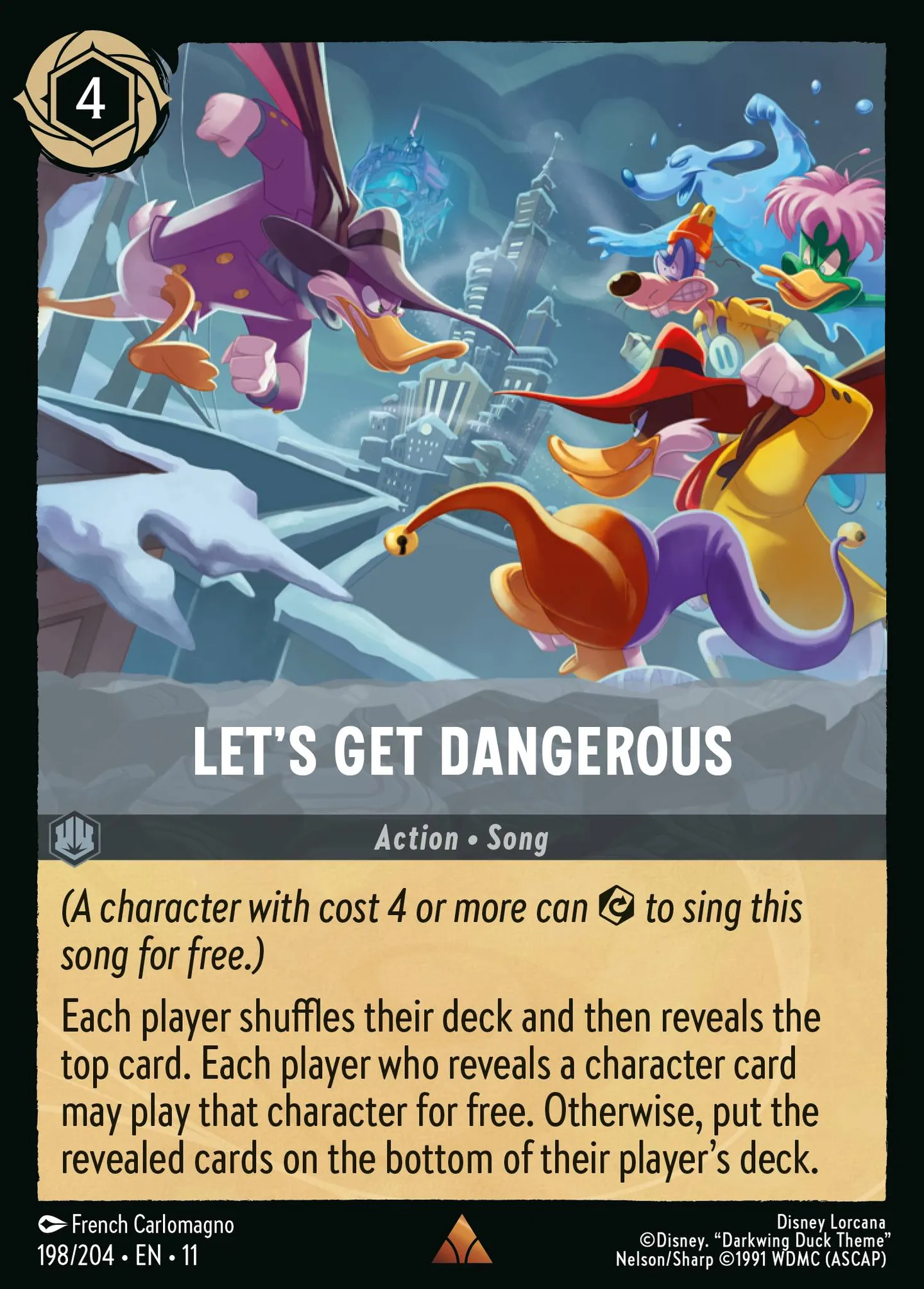 Let's Get Dangerous — Winterspell — Lorcana