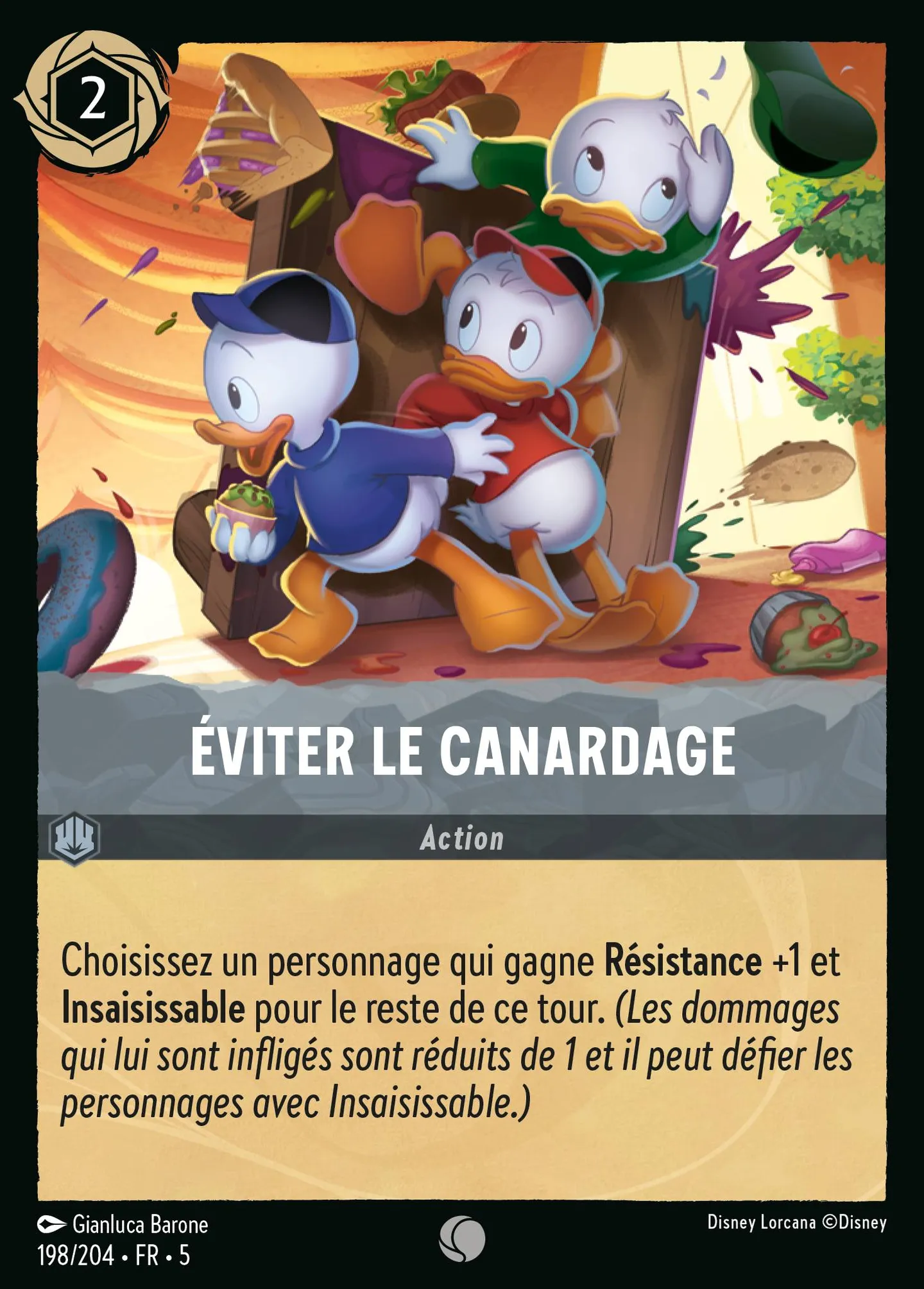 Éviter le canardage — Shimmering Skies — Lorcana