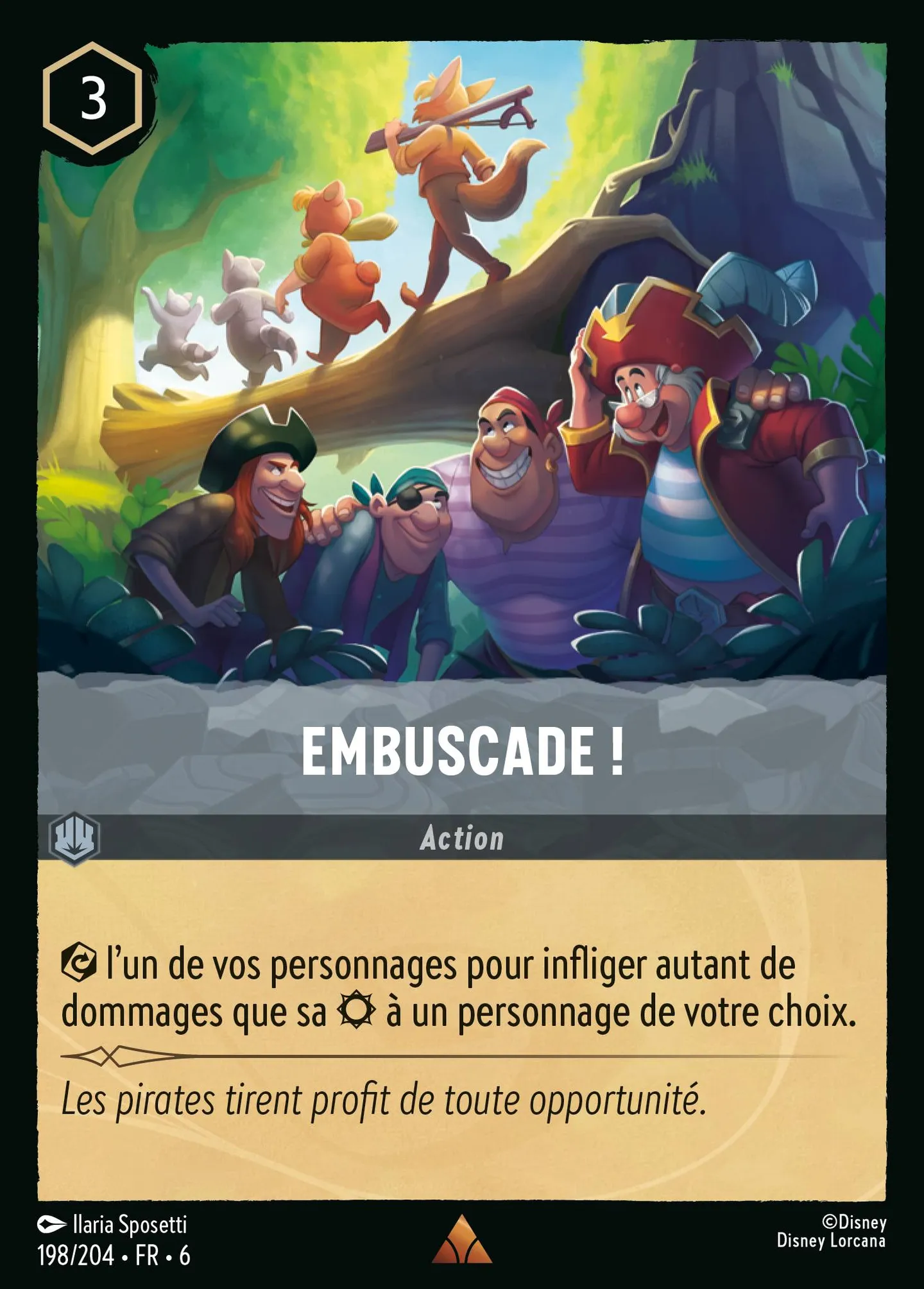 Embuscade ! — Azurite Sea — Lorcana
