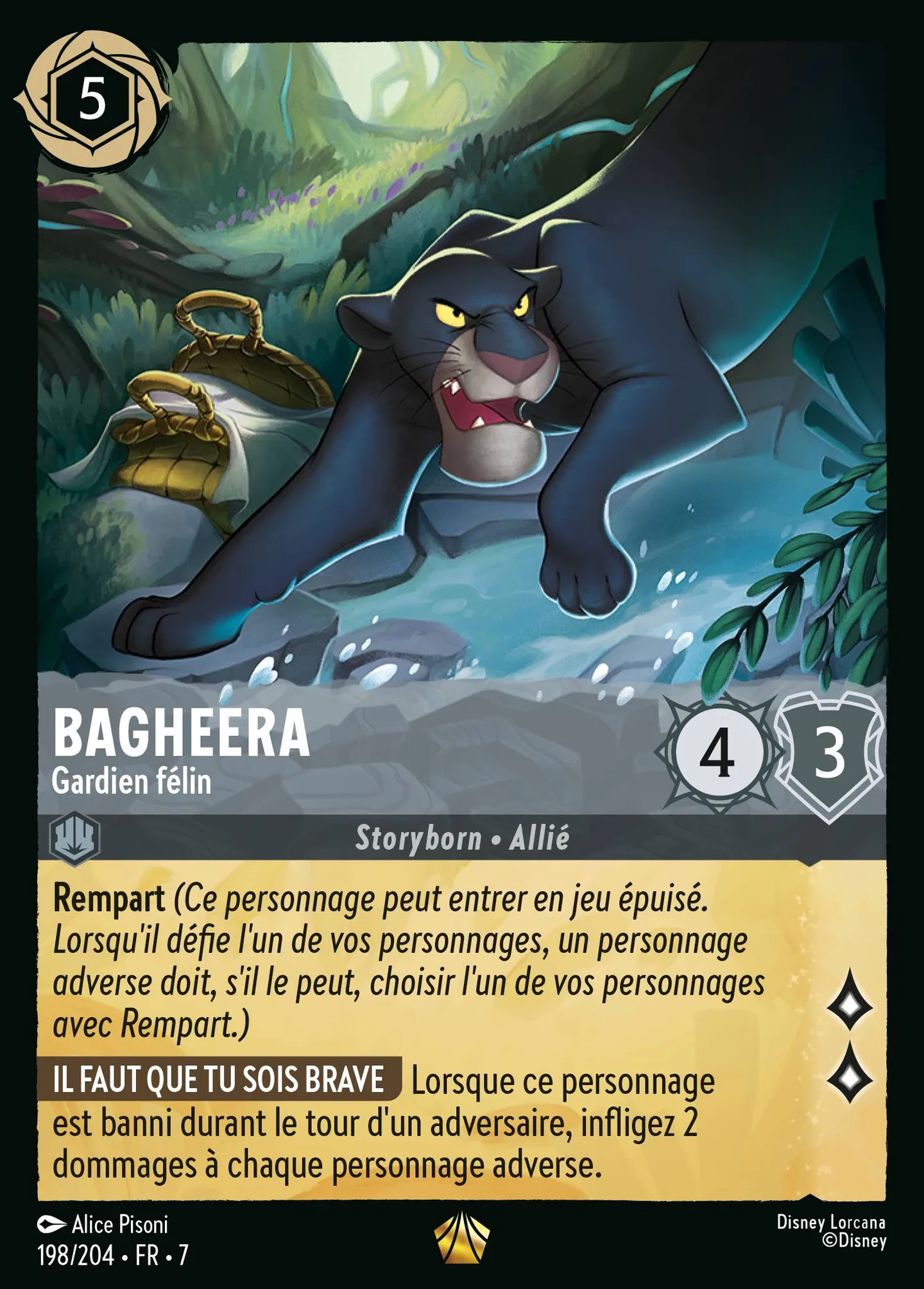 Bagheera - Gardien félin — Archazia's Island — Lorcana