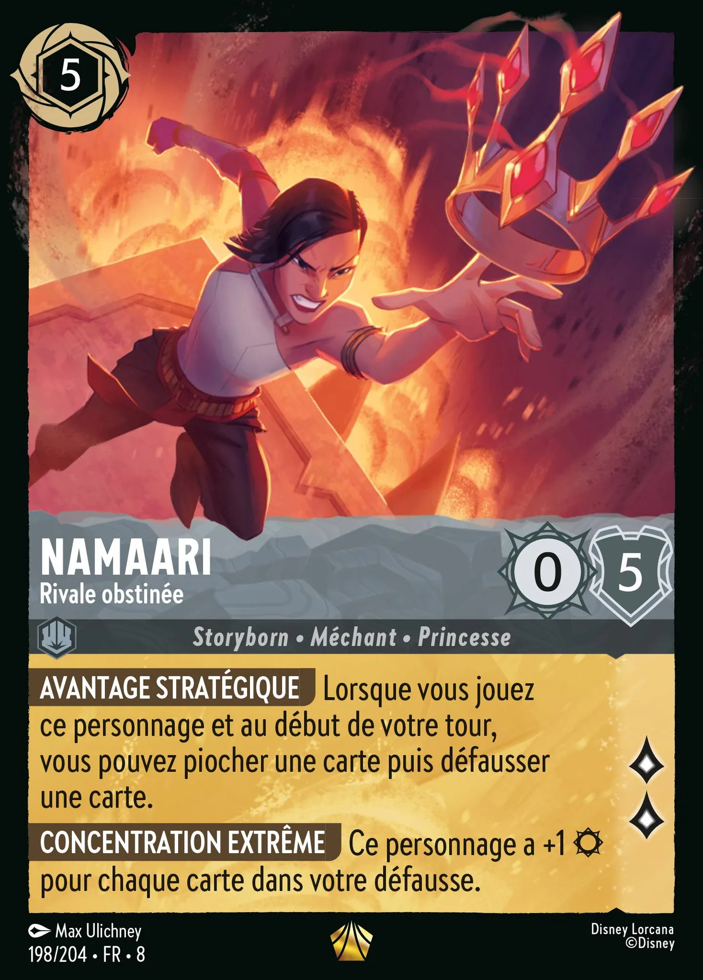 Namaari - Rivale obstinée — The Reign of Jafar — Lorcana