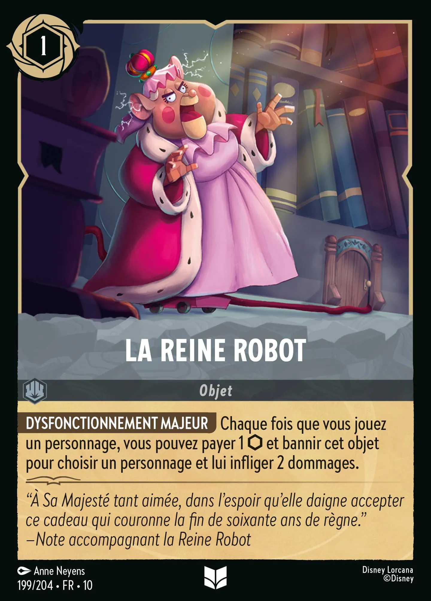 La Reine robot — Whispers in the Well — Lorcana