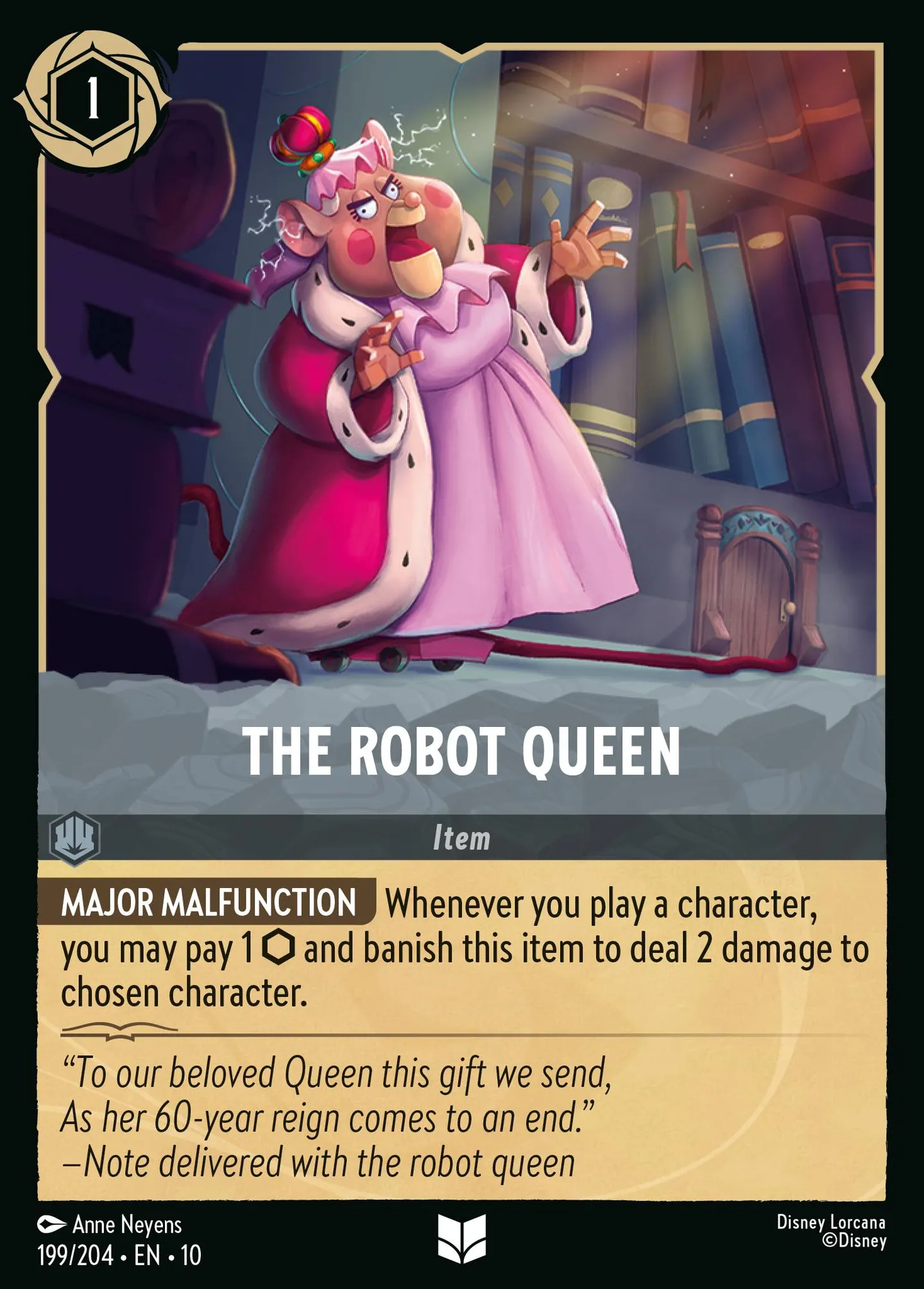 La Reine robot — Whispers in the Well — Lorcana