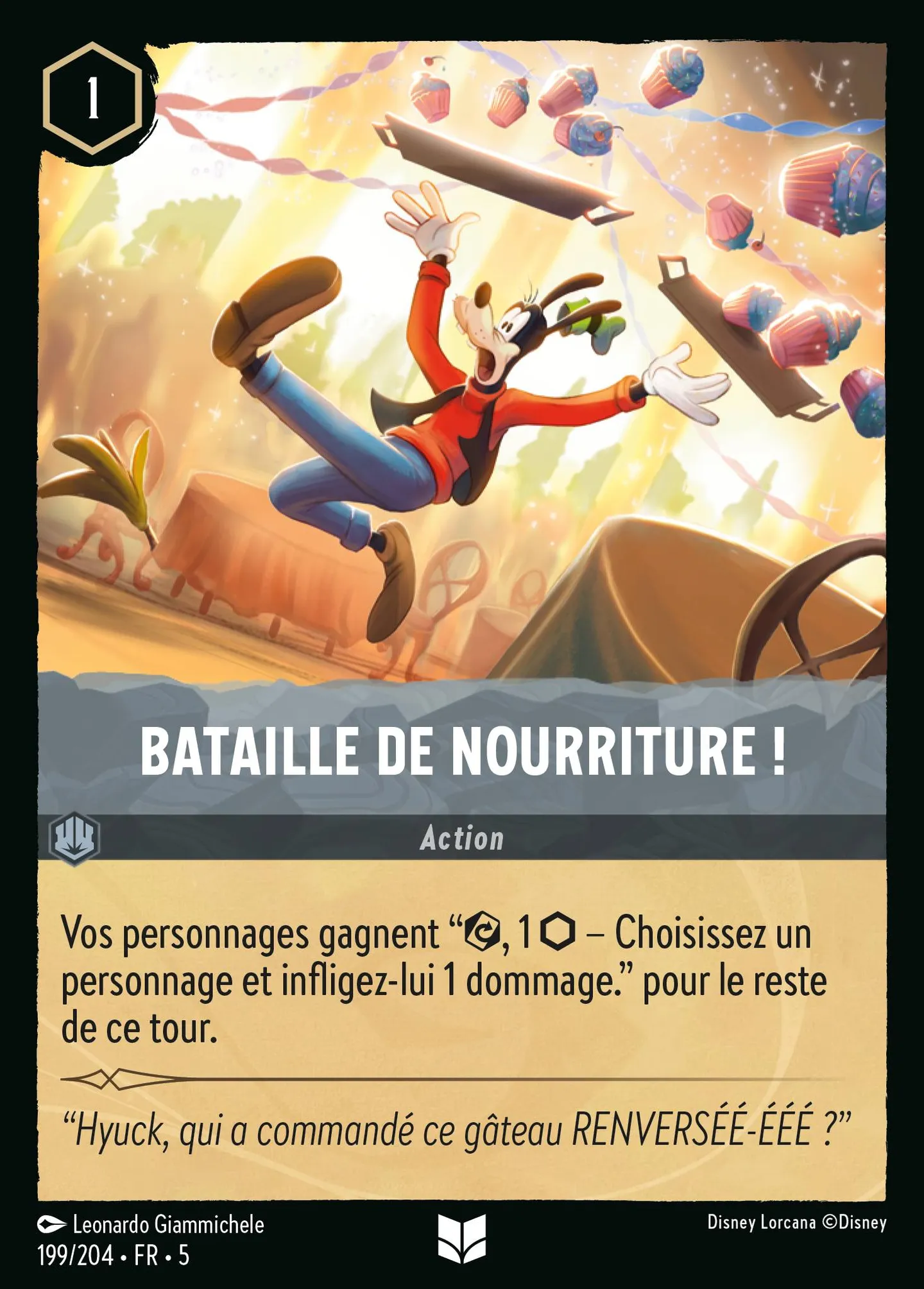 Bataille de nourriture ! — Shimmering Skies — Lorcana