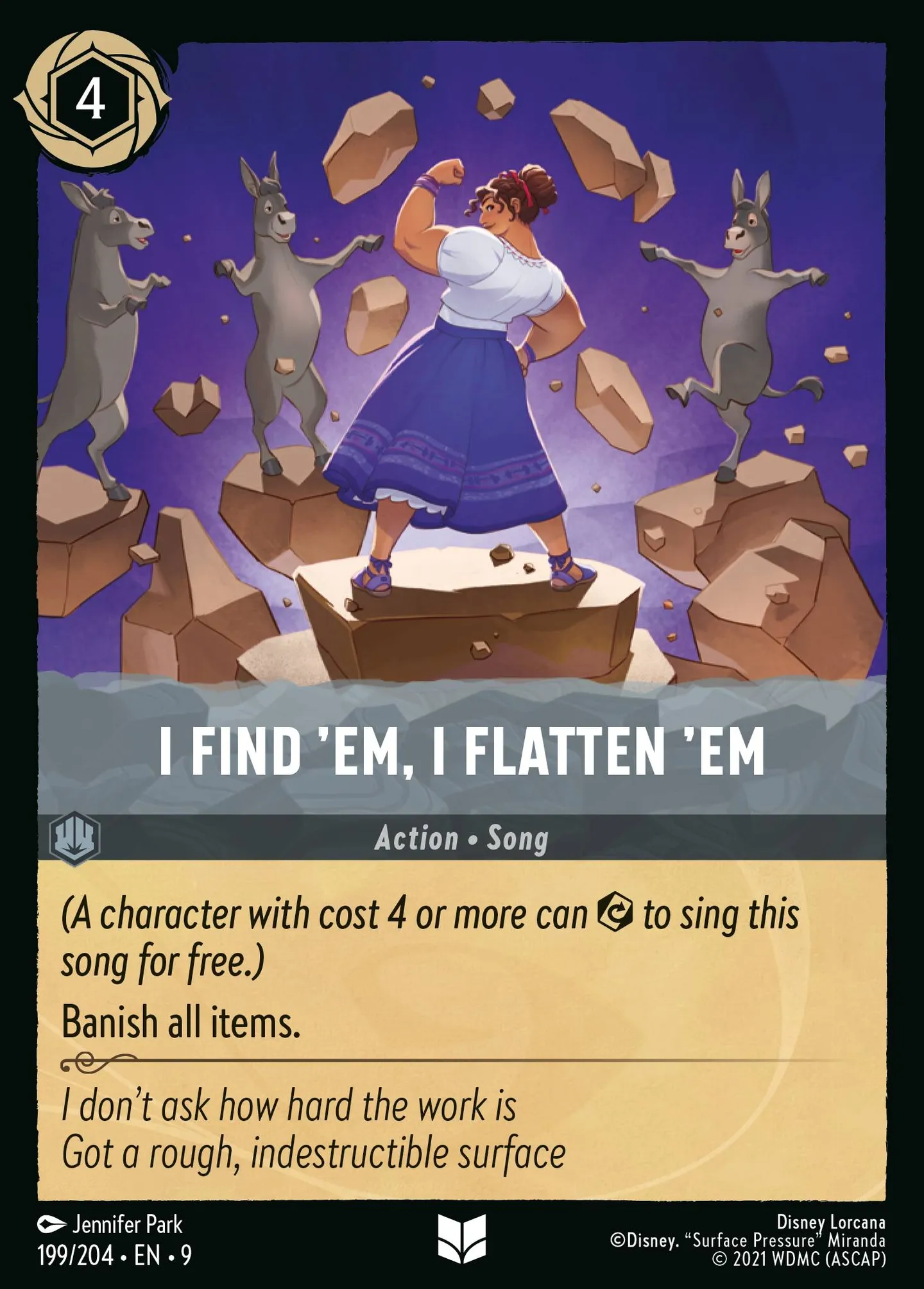 I Find 'Em, I Flatten 'Em — Fabled — Lorcana