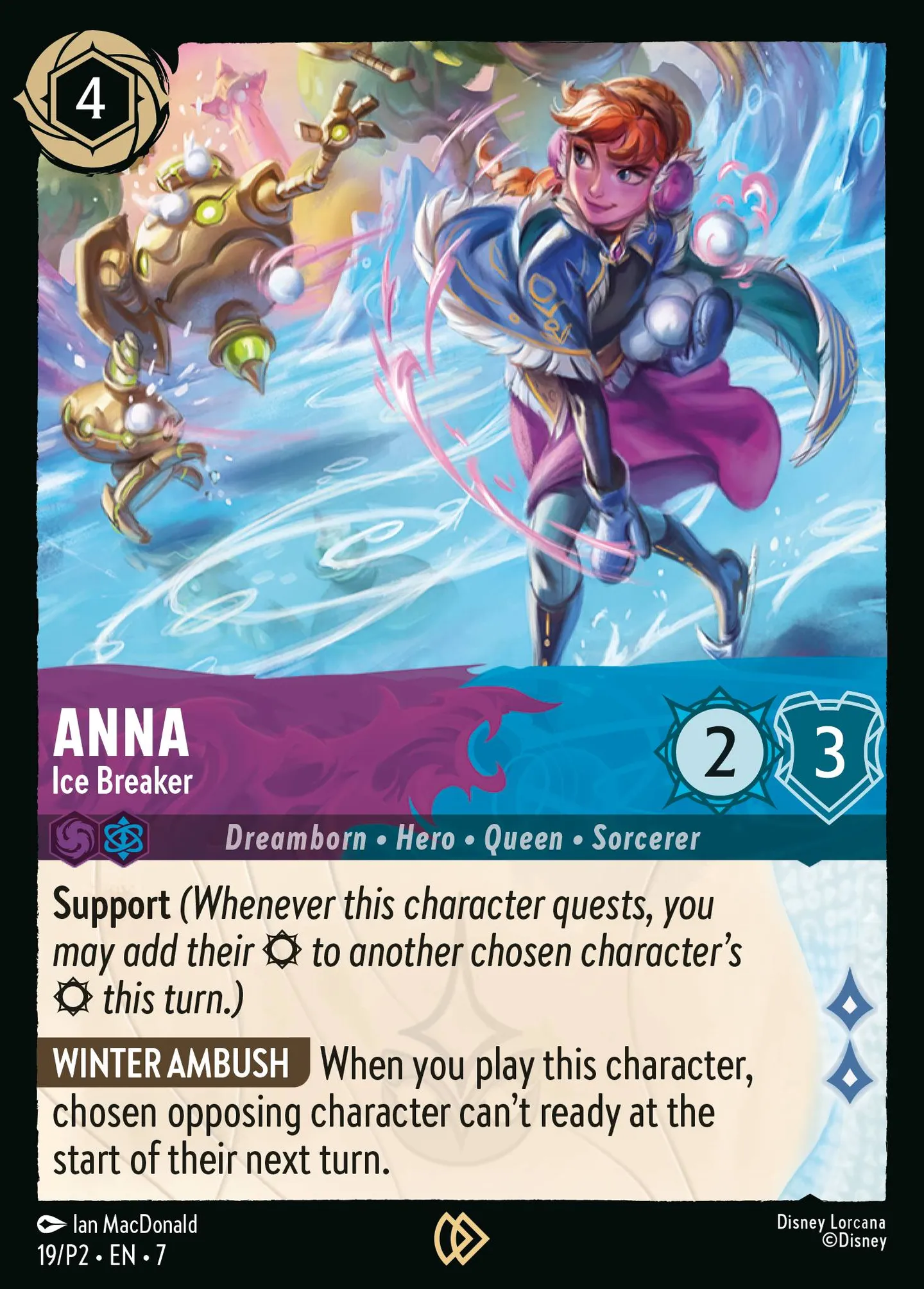 Anna - Ice Breaker — Promos - Year 2 — Lorcana