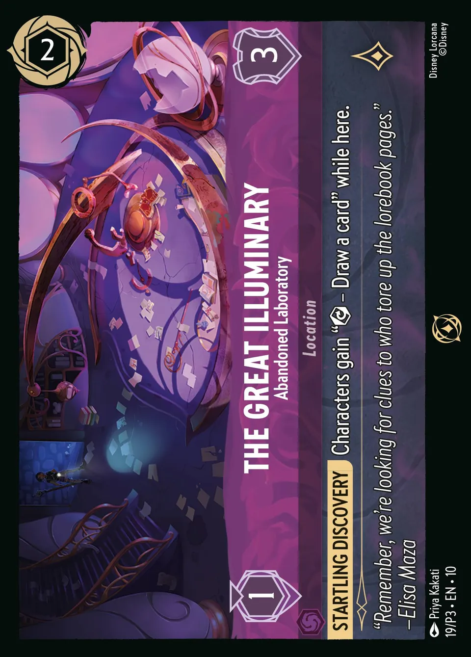 The Great Illuminary - Abandoned Laboratory from Promos - Year 3 - Lorcana