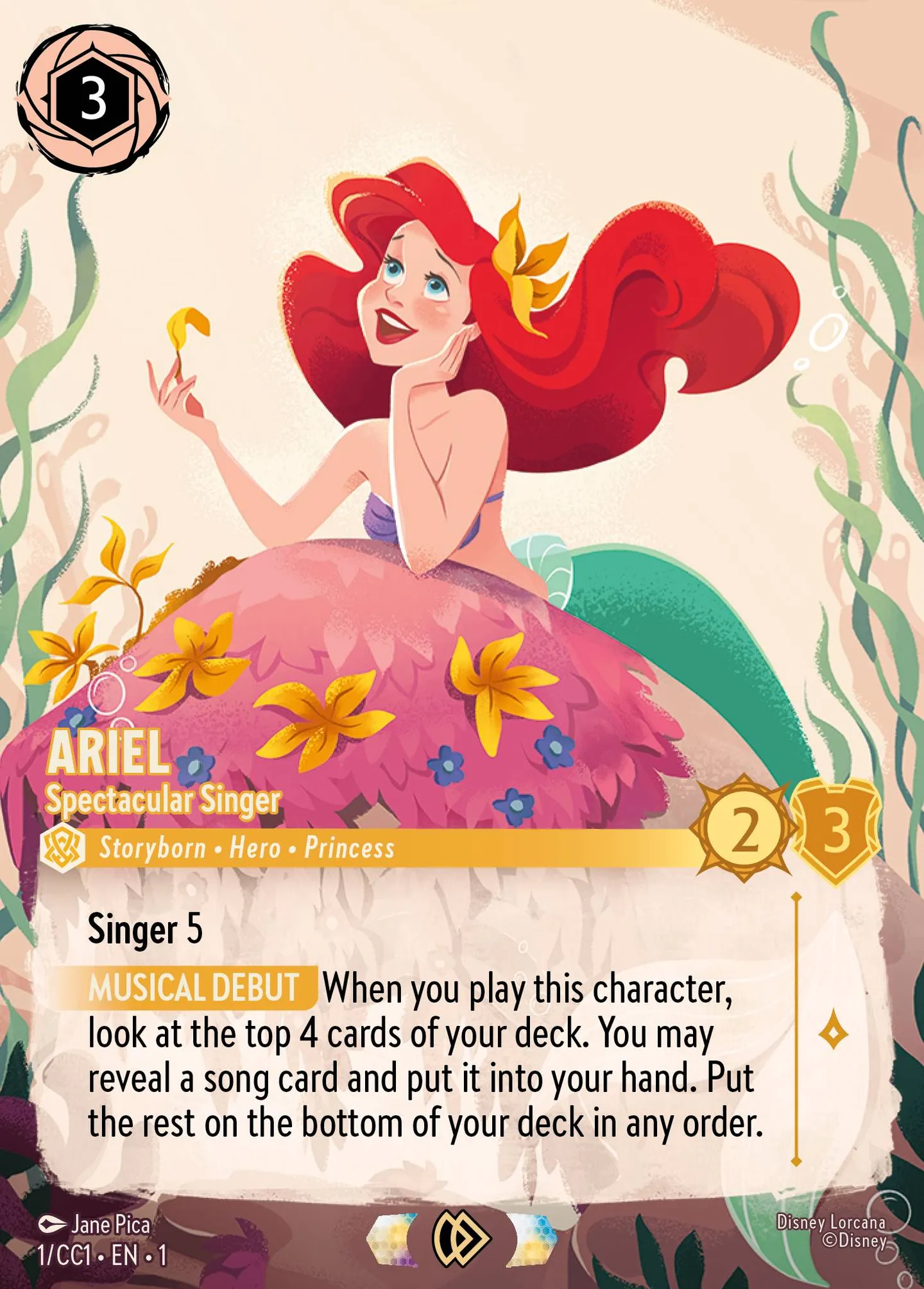 Ariel - Spectacular Singer — Curator's Collection: Heroines Edition — Lorcana