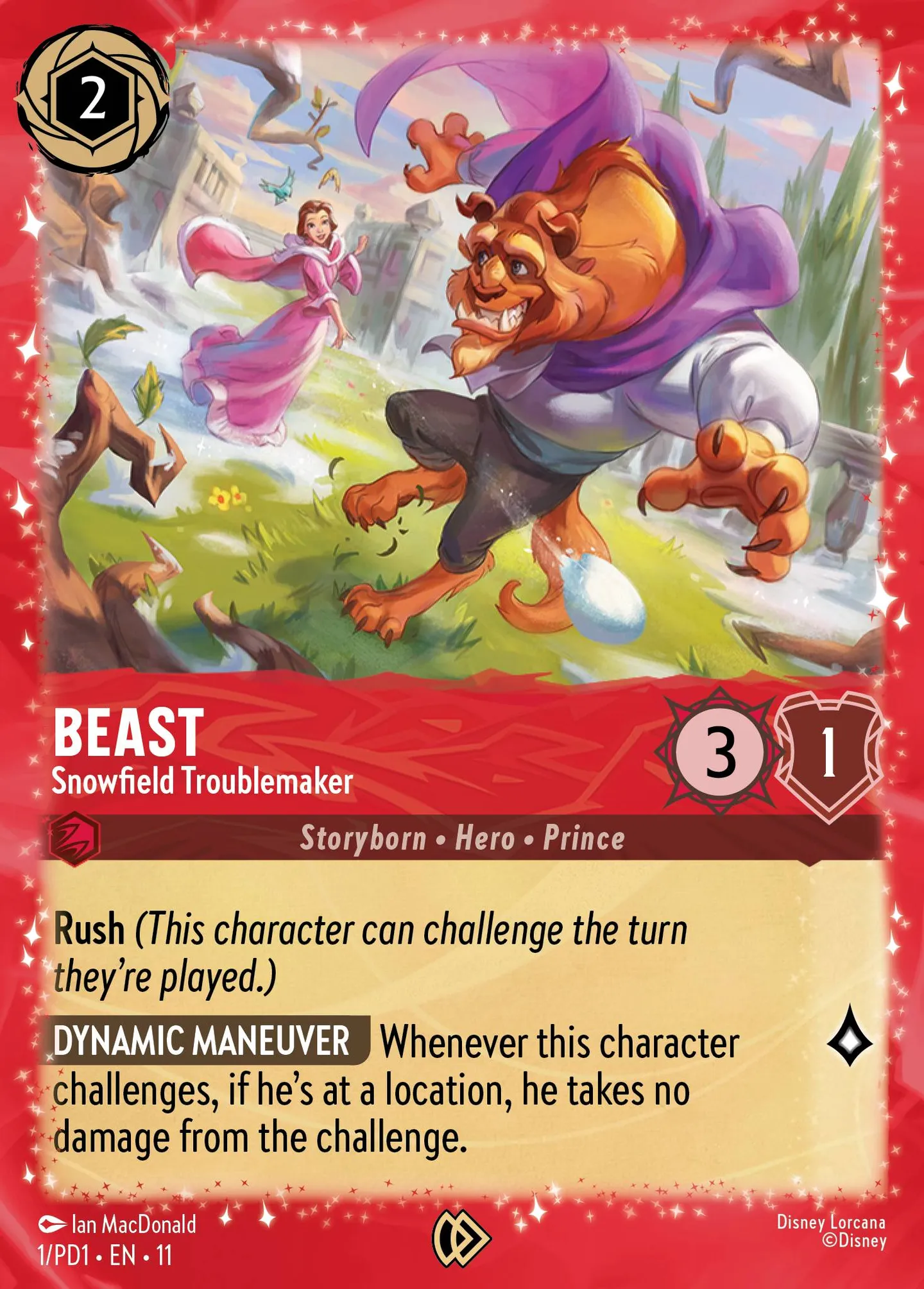 Beast - Snowfield Troublemaker — Prerelease Promos — Lorcana