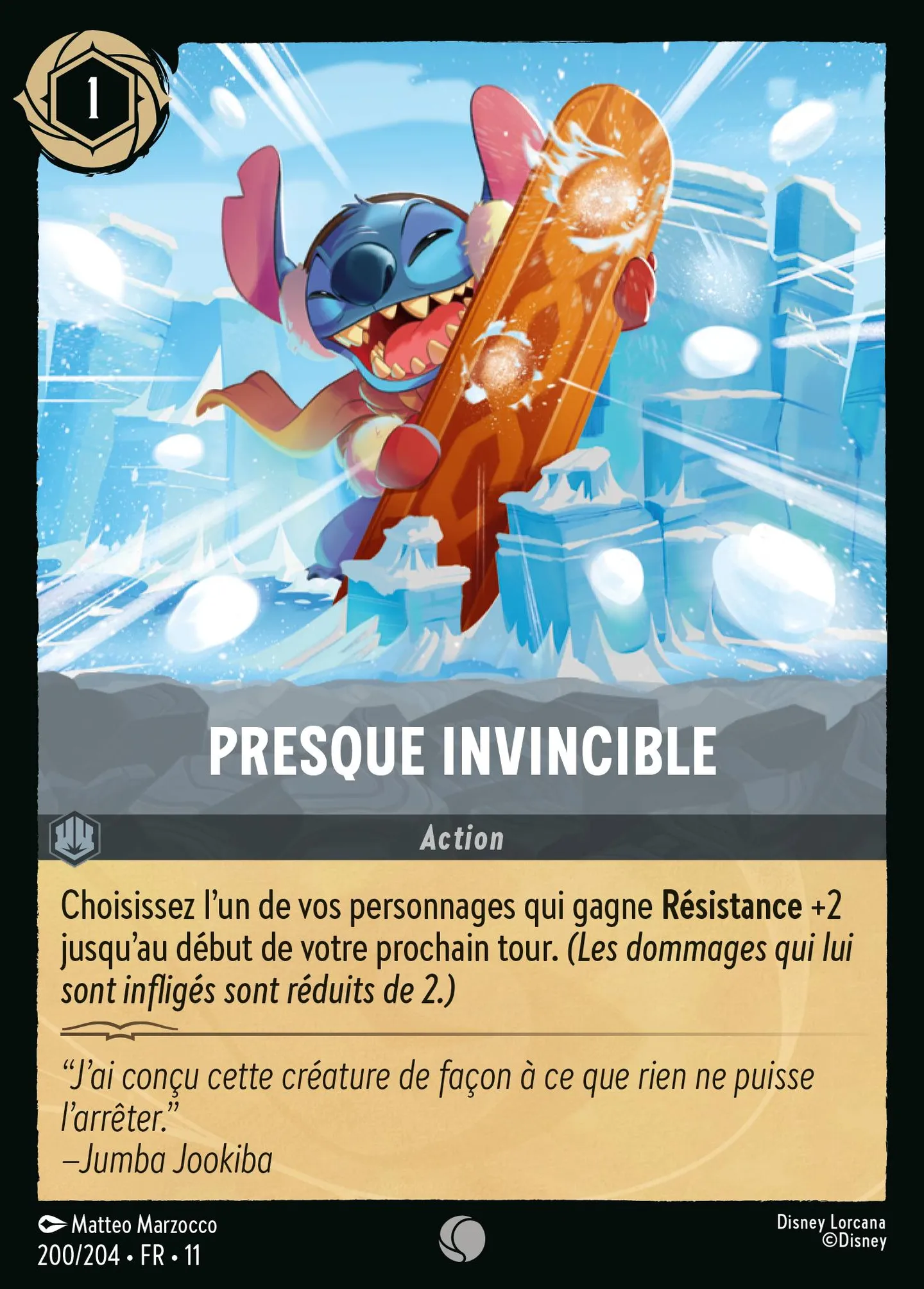 Presque invincible — Winterspell — Lorcana