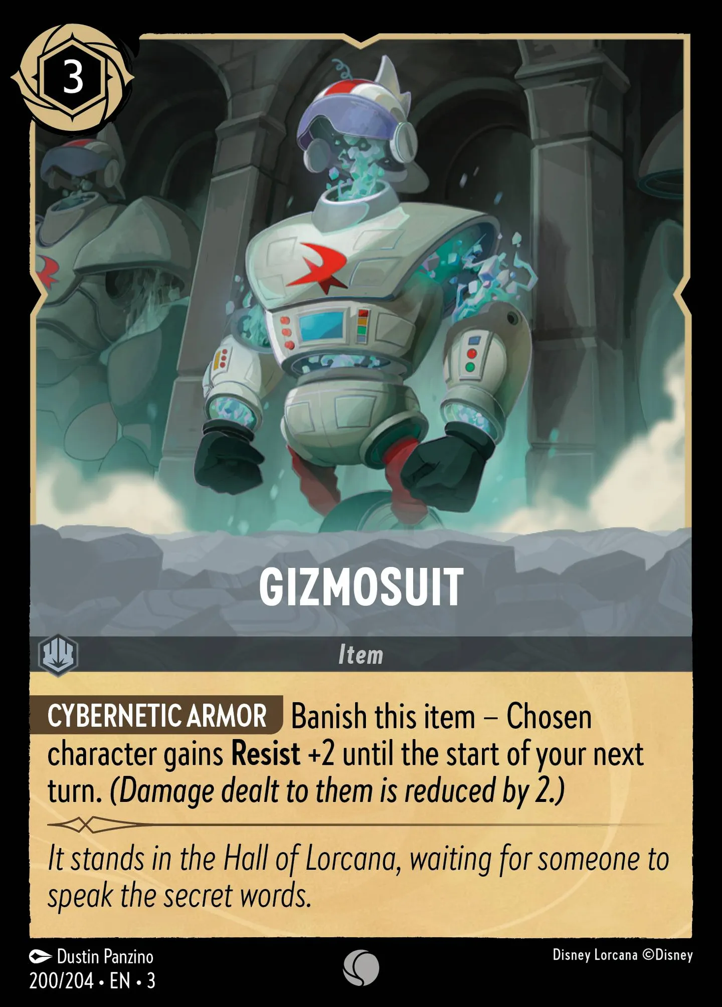 Le costume de Robotik — Into the Inklands — Lorcana