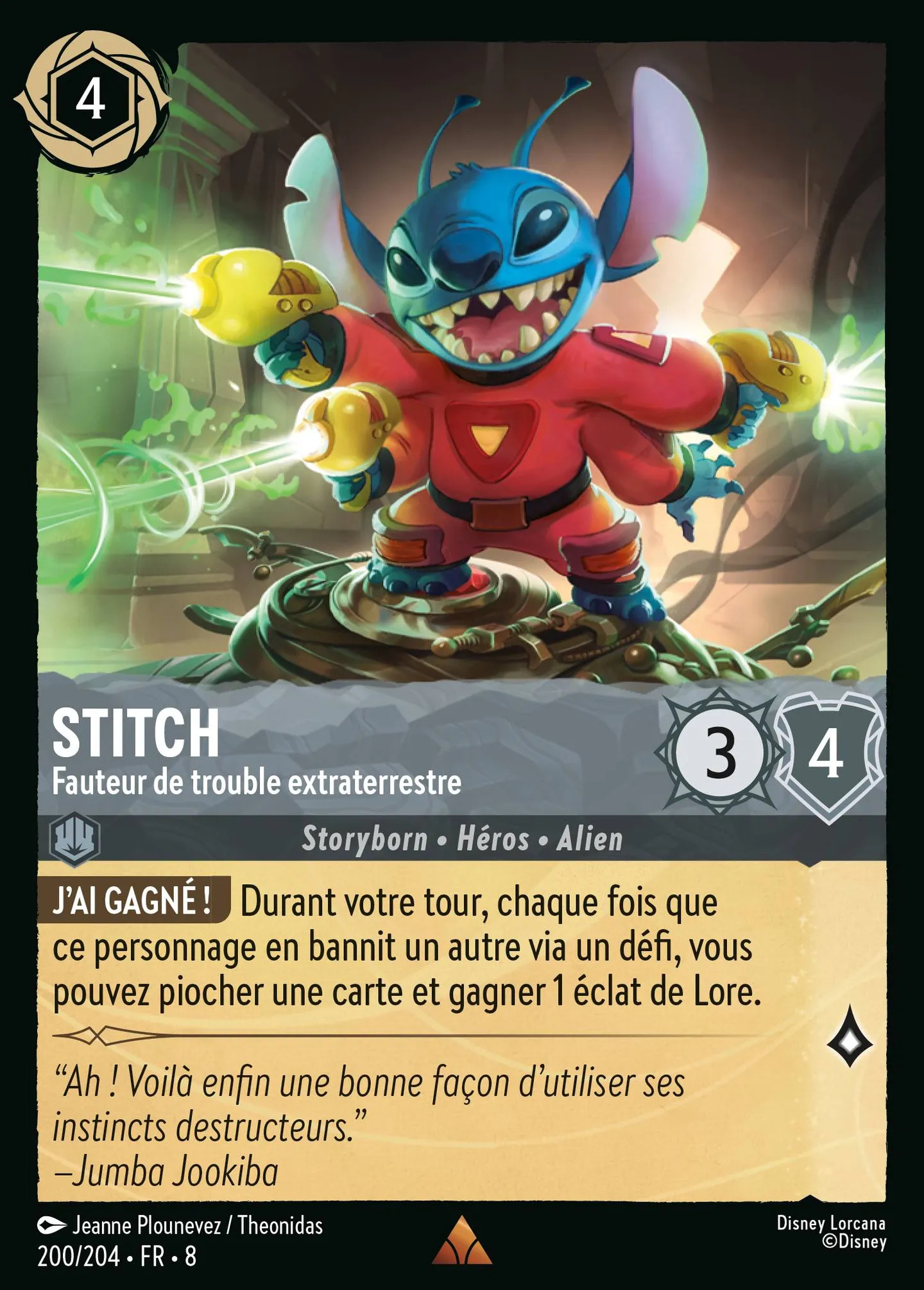 Stitch - Fauteur de trouble extraterrestre — The Reign of Jafar — Lorcana