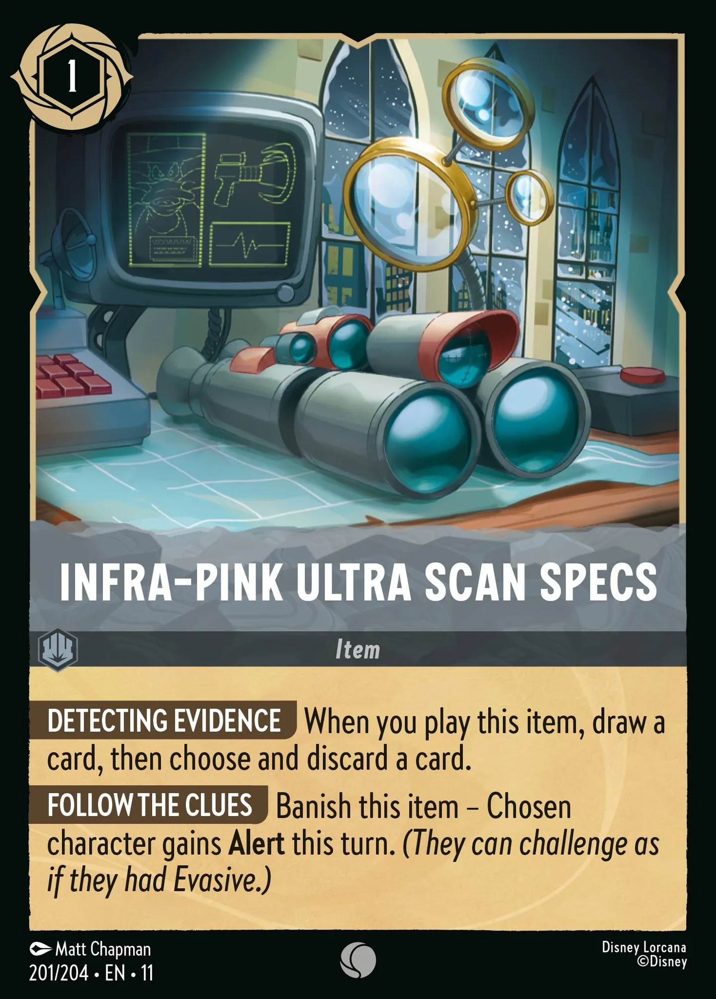 Jumelles de théâtre infra-rose — Winterspell — Lorcana