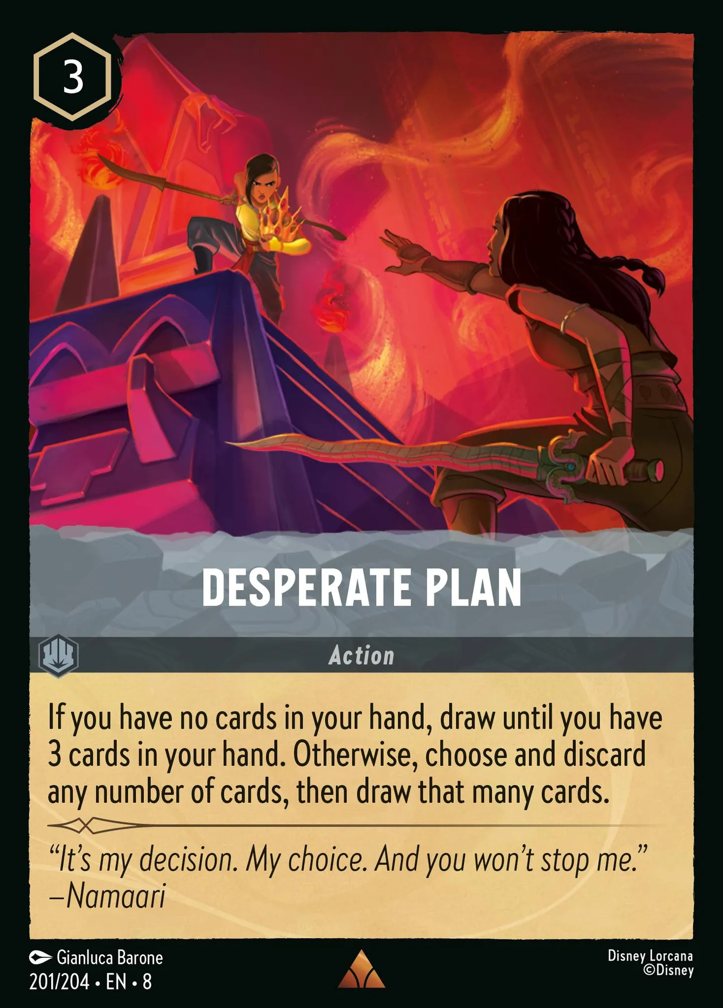 Plan désespéré — The Reign of Jafar — Lorcana