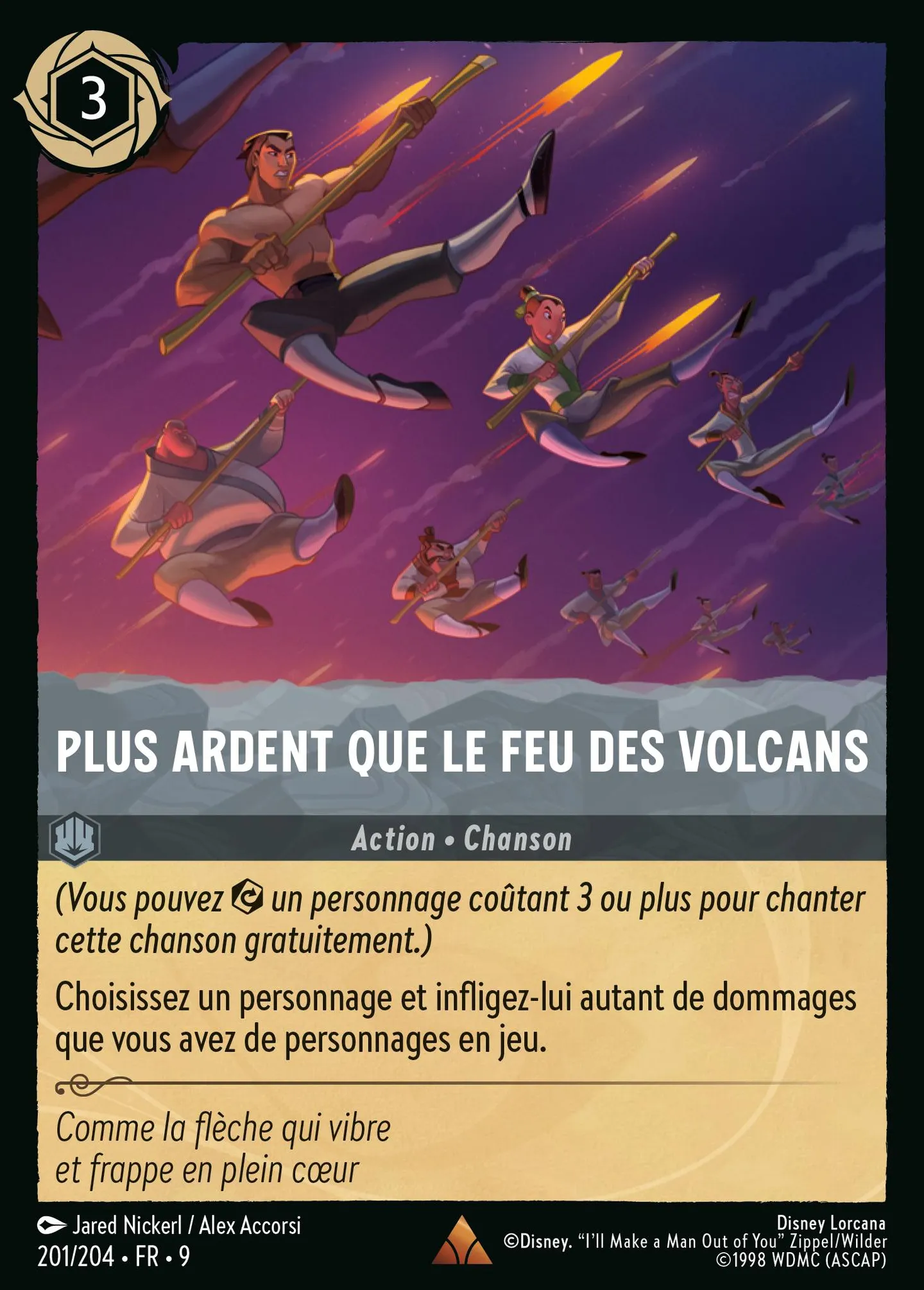 Plus ardent que le feu des volcans — Fabled — Lorcana