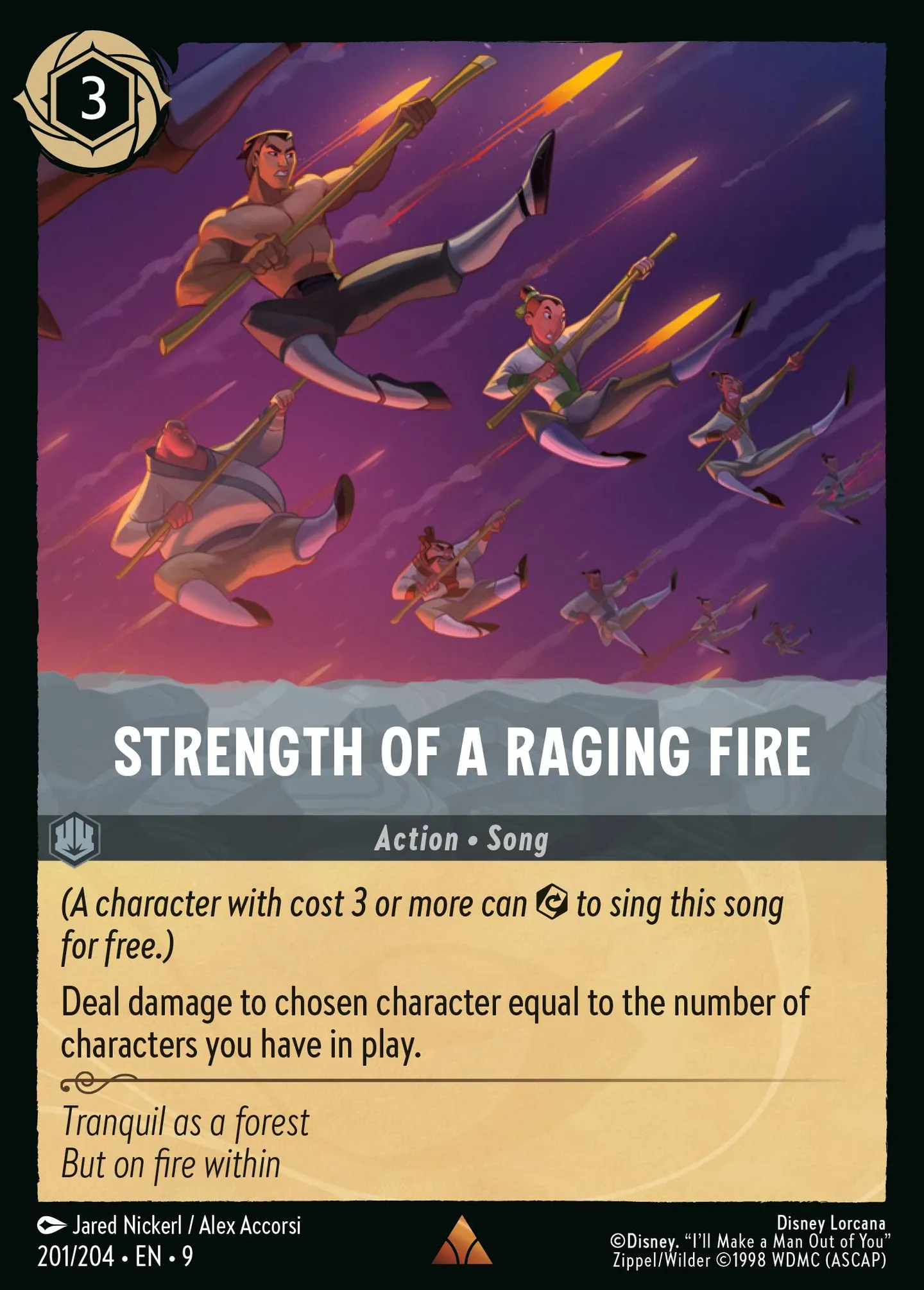 Strength of a Raging Fire — Fabled — Lorcana