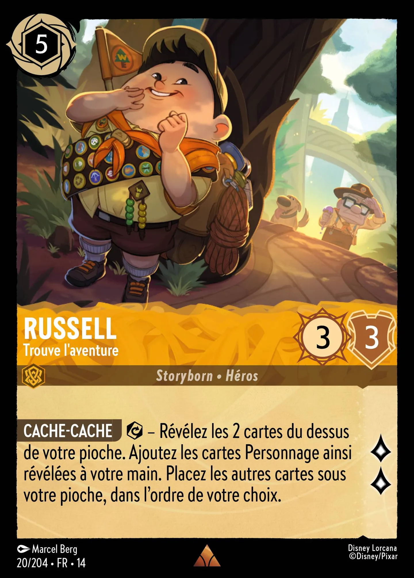 Russell - Trouve l'aventure — Hyperia City — Lorcana